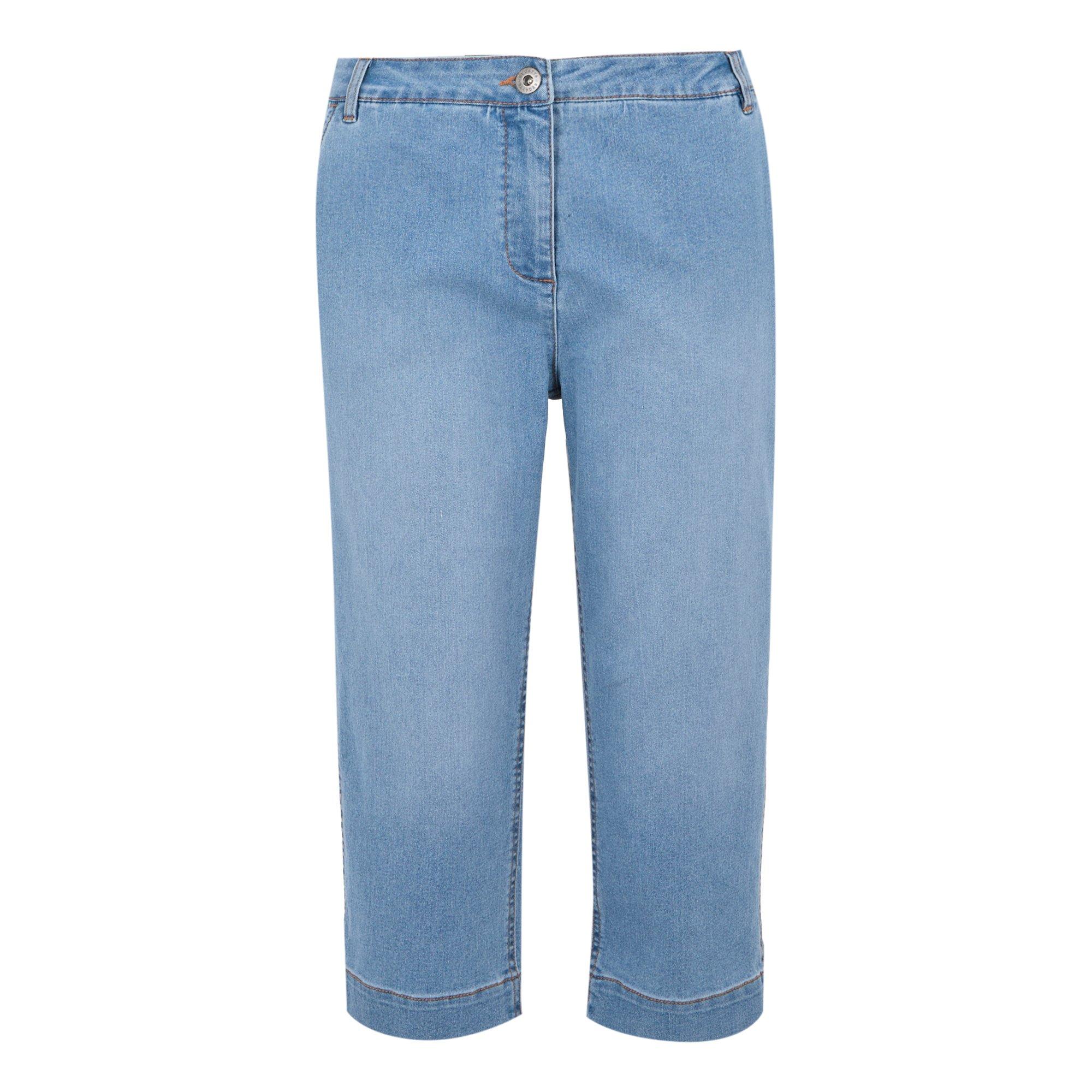 True Denim Ligh - Regatta - Womens Bayletta Capri Trousers - 6