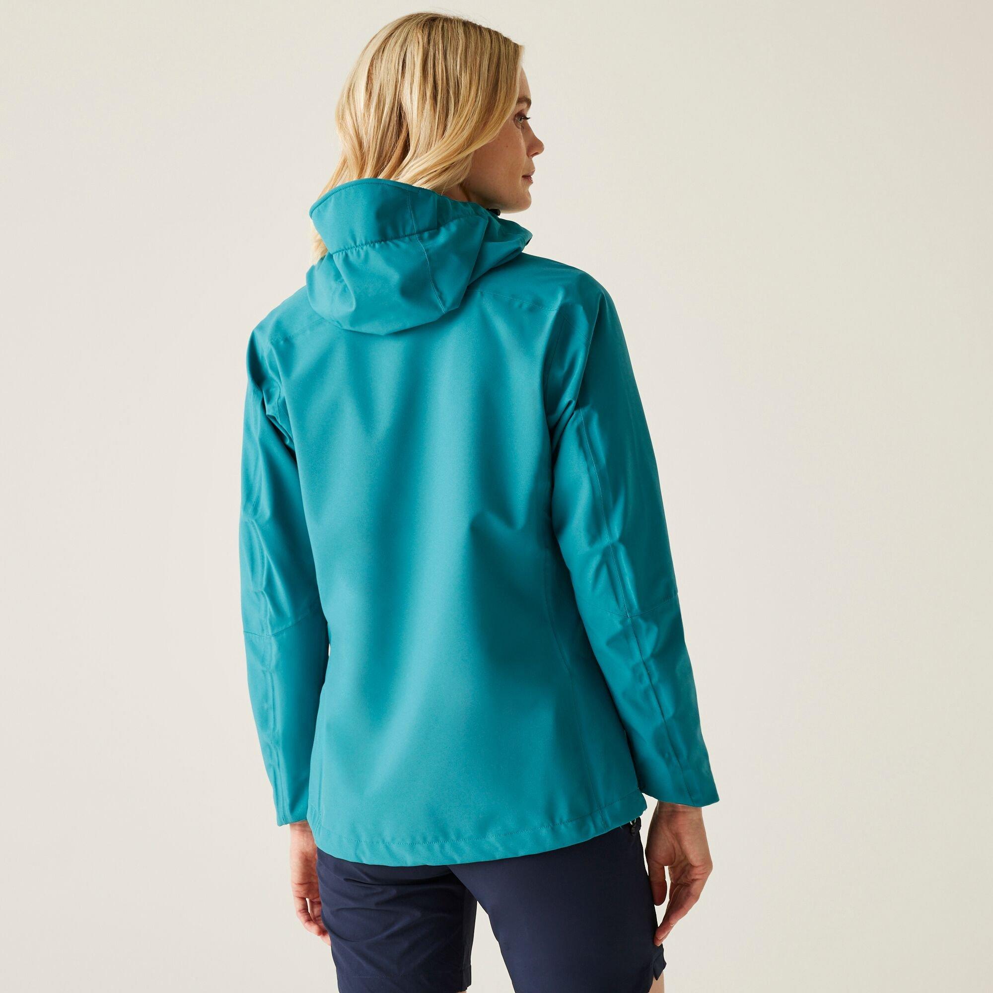 Regatta Ladies Birchdale Veste Imperméable Femme à Capuche - Isotex 10000 Respirante Et Stretch Pour Randonnée