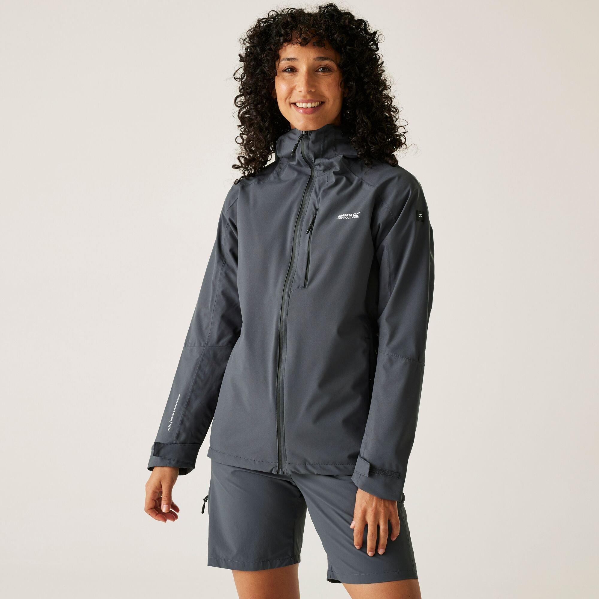 Regatta Women's Waterproof Birchdale Ii Jacket - Grey Size 16 - Image 6