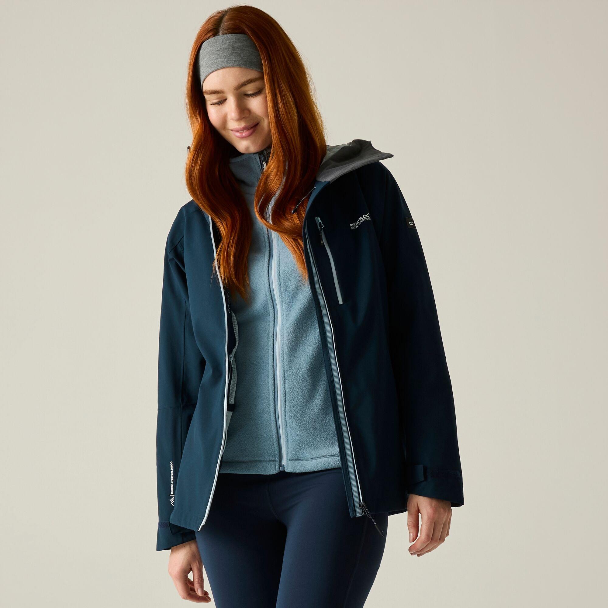 Navy (Skyway) - Regatta - Womens Birchdale II Waterproof Jacket - 2