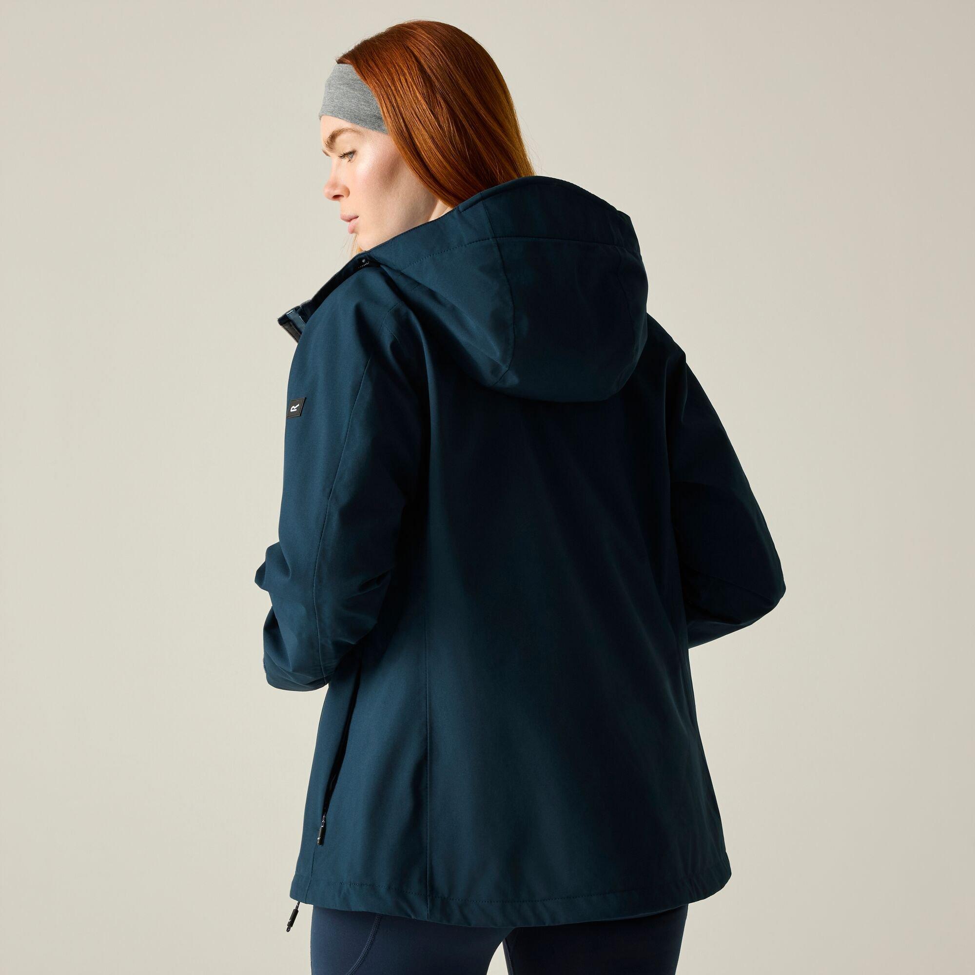 Navy (Skyway) - Regatta - Womens Birchdale II Waterproof Jacket - 3