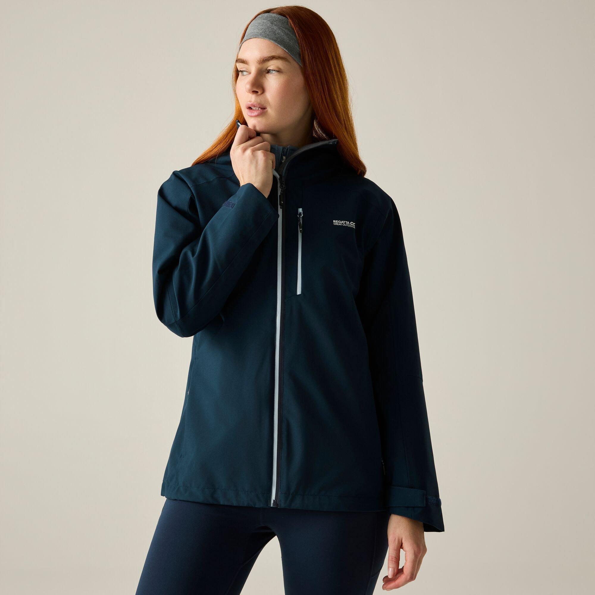 Navy (Skyway) - Regatta - Womens Birchdale II Waterproof Jacket - 5