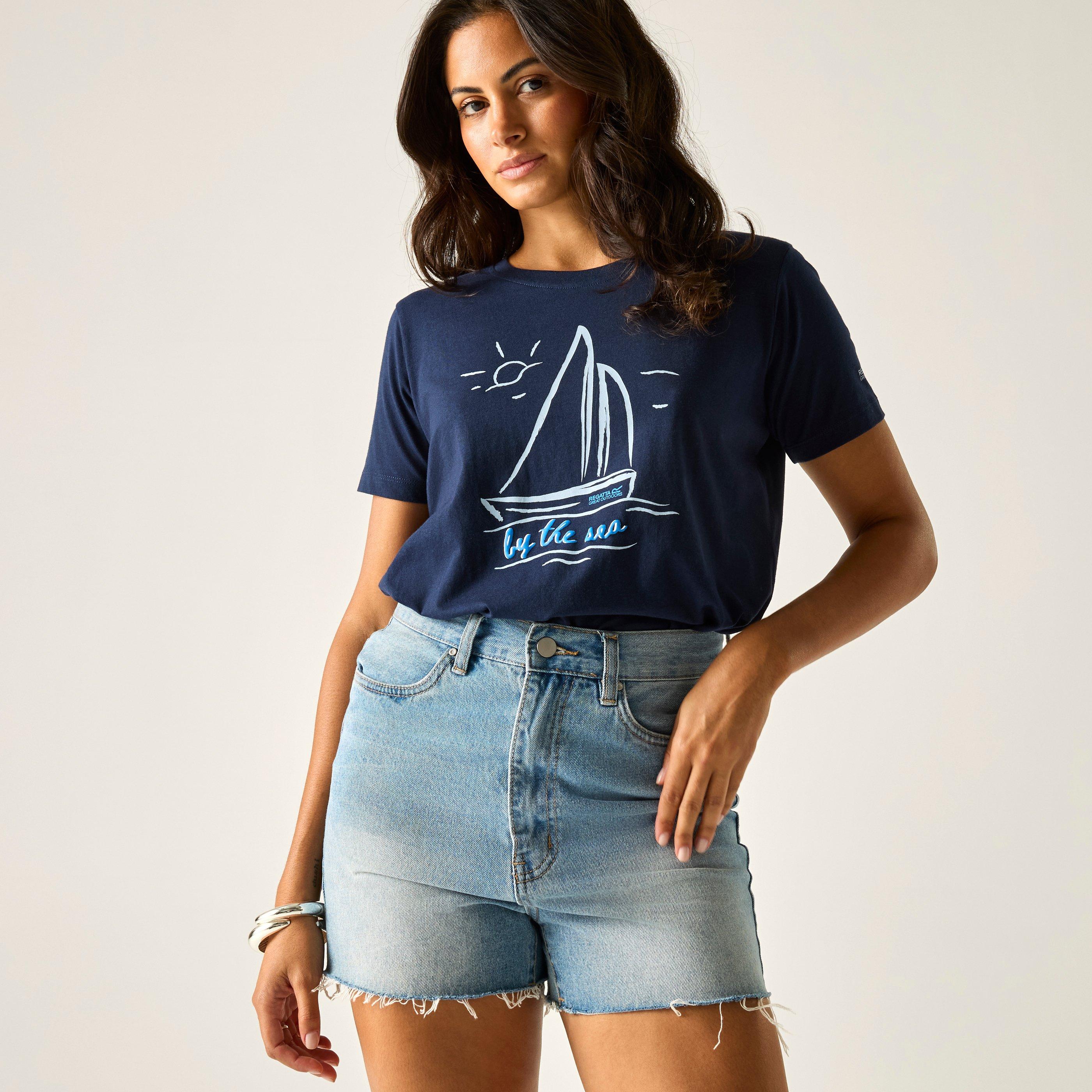 Regatta Women's Filandra Ix Breathable T-Shirt - Nvysailbtsea - 16