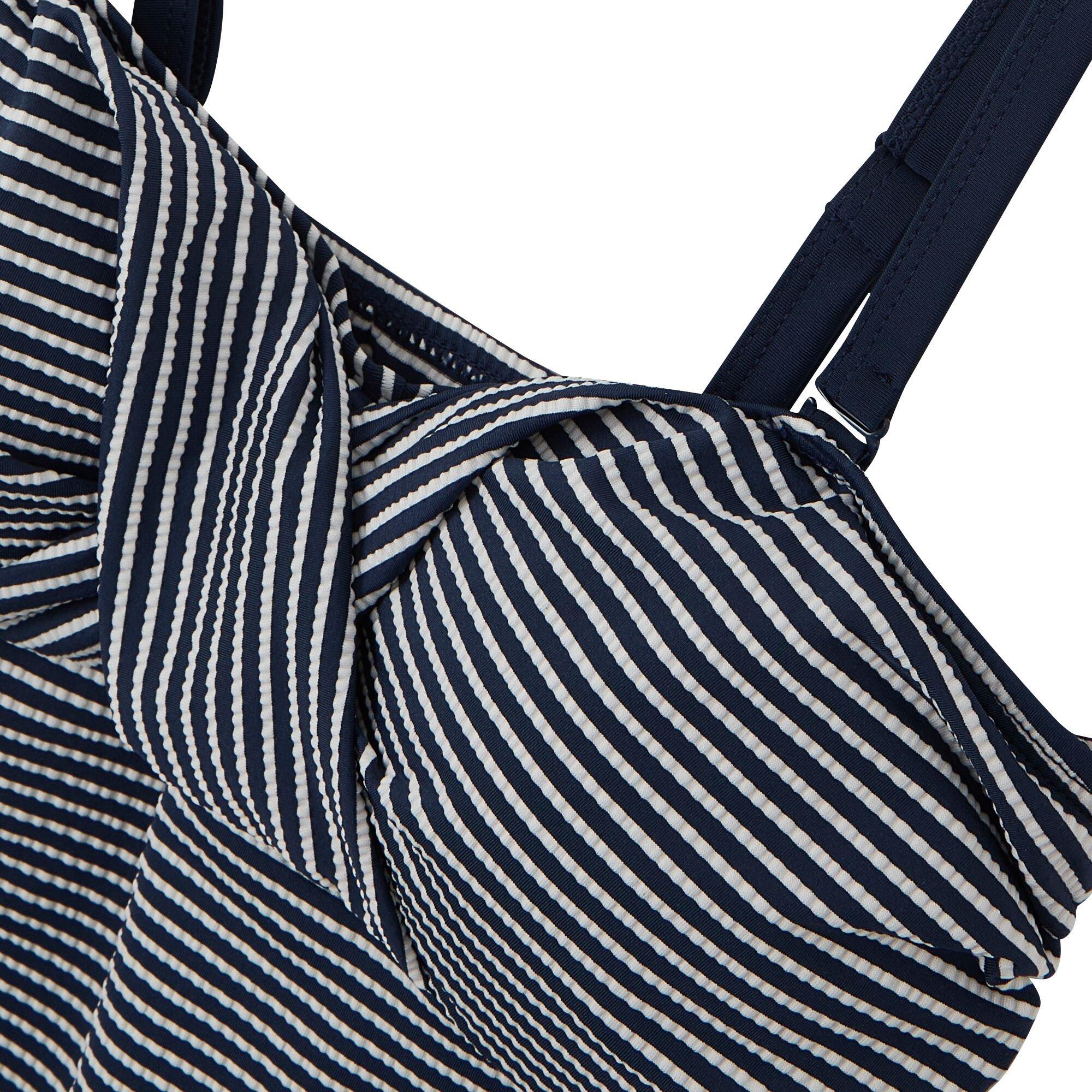 Navy/White Seer - Regatta - Aceana III Tummy Controlled UV50+ Tankini Top - 7