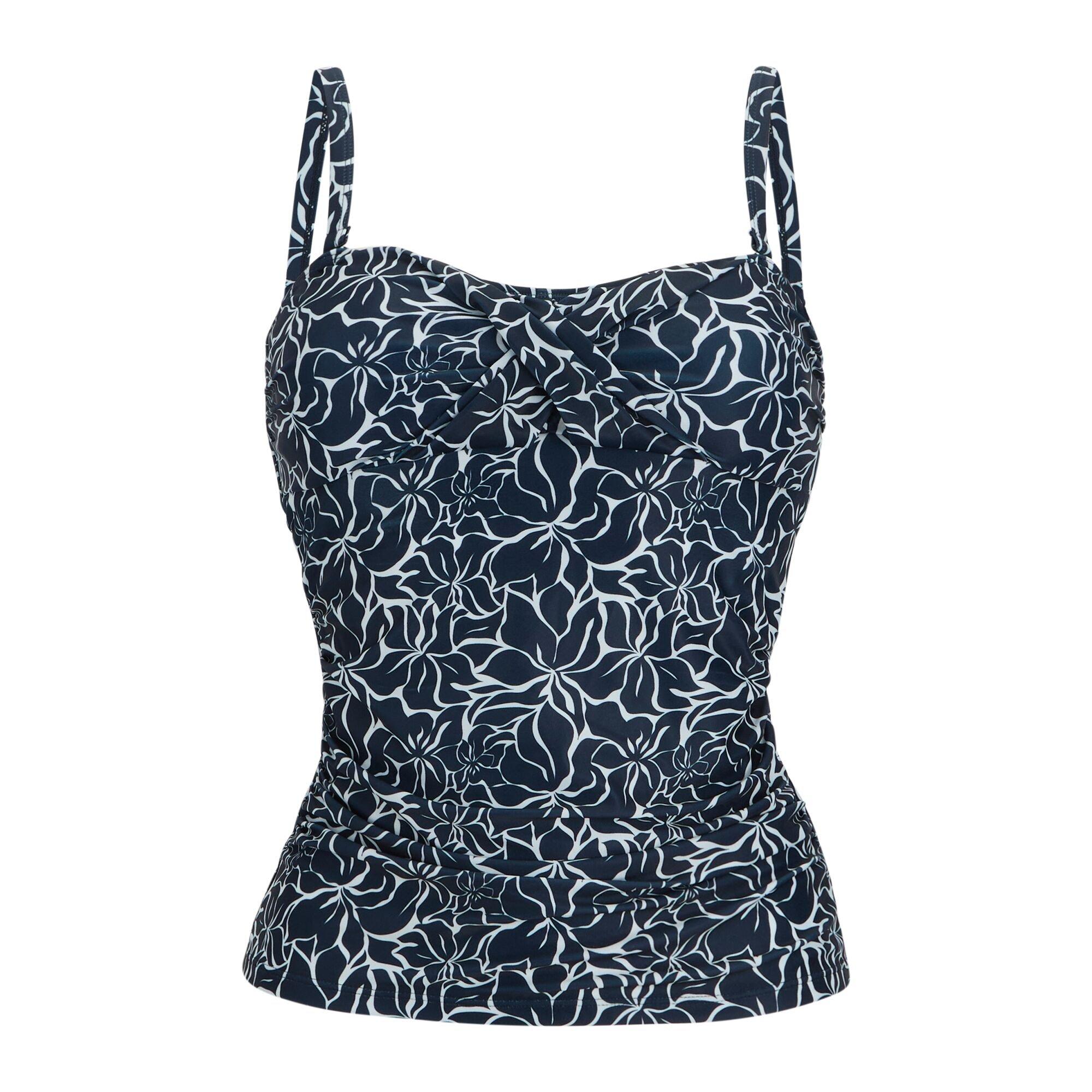 Nvyflrparads - Regatta - Women's Aceana III Striped Tankini Top - 7