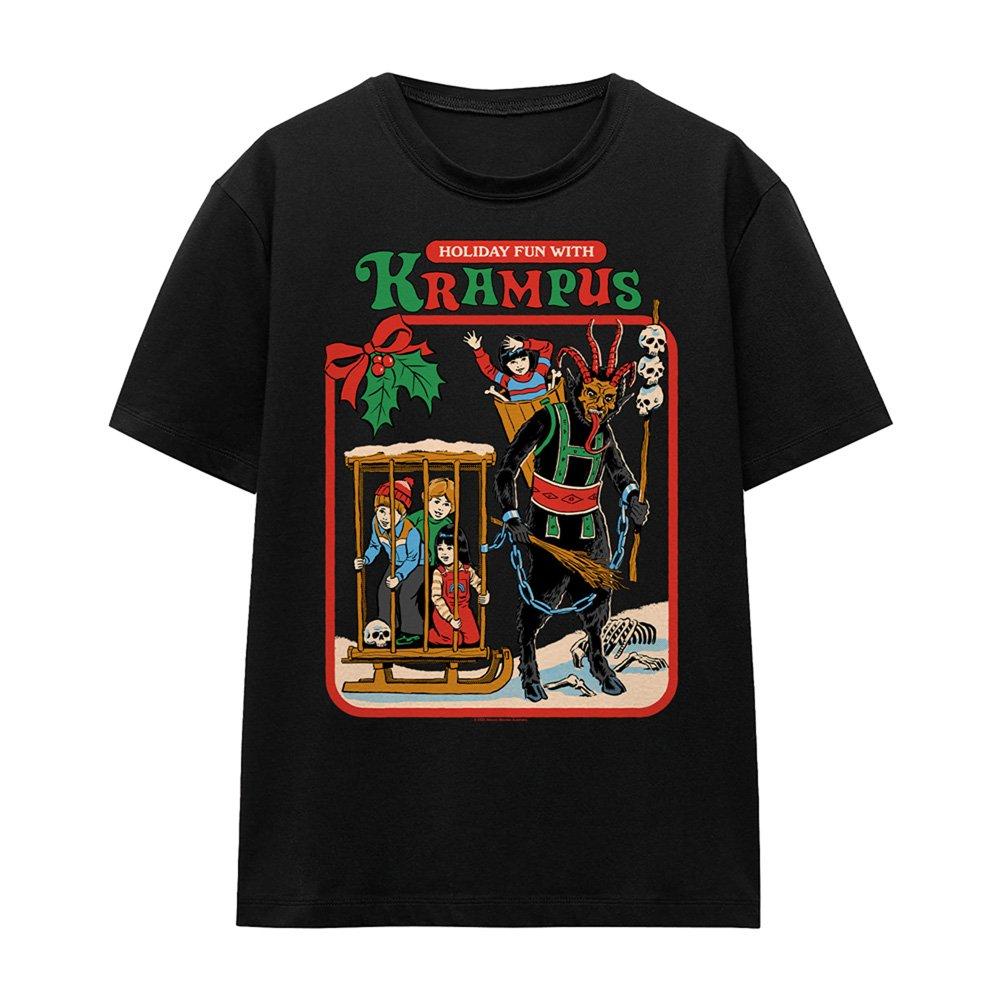 Black - Steven Rhodes - Steven Rhodes Fun With Krampus T Shirt Black - 4