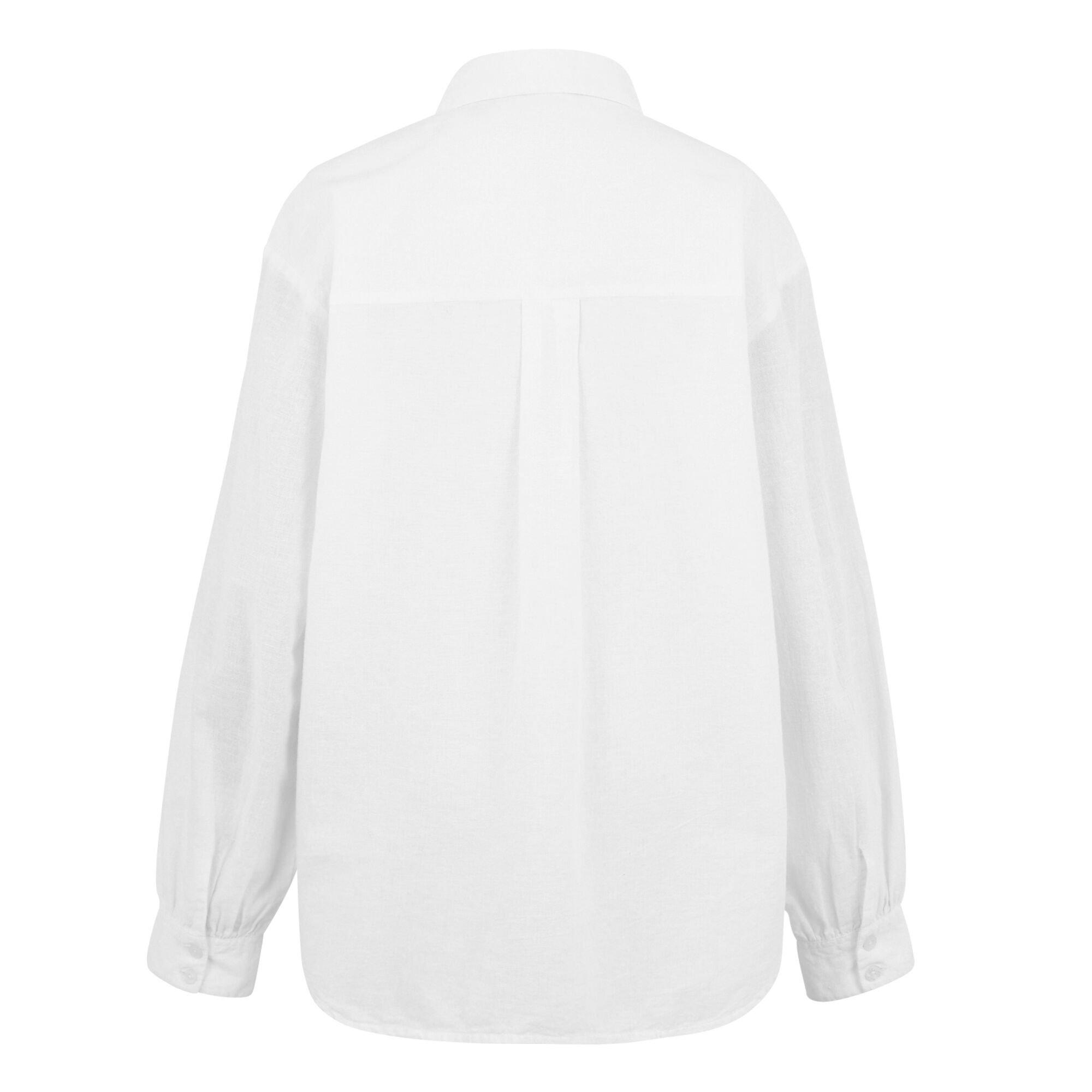 White - Regatta - Women's Primevere II Long-Sleeve Plain Shirt - 6