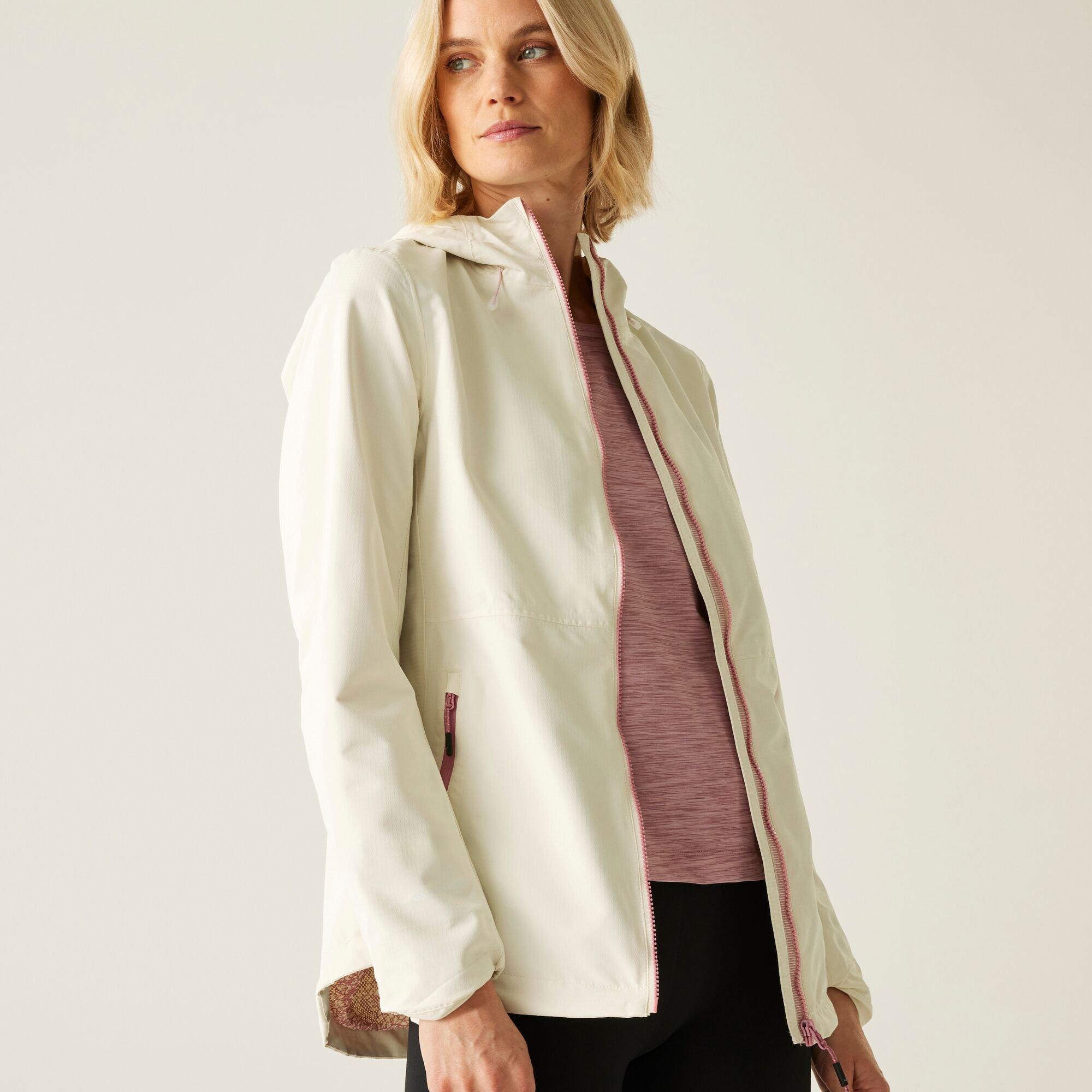 Light Vanilla - Regatta - Women's Hamara Breathable Waterproof Jacket - 8