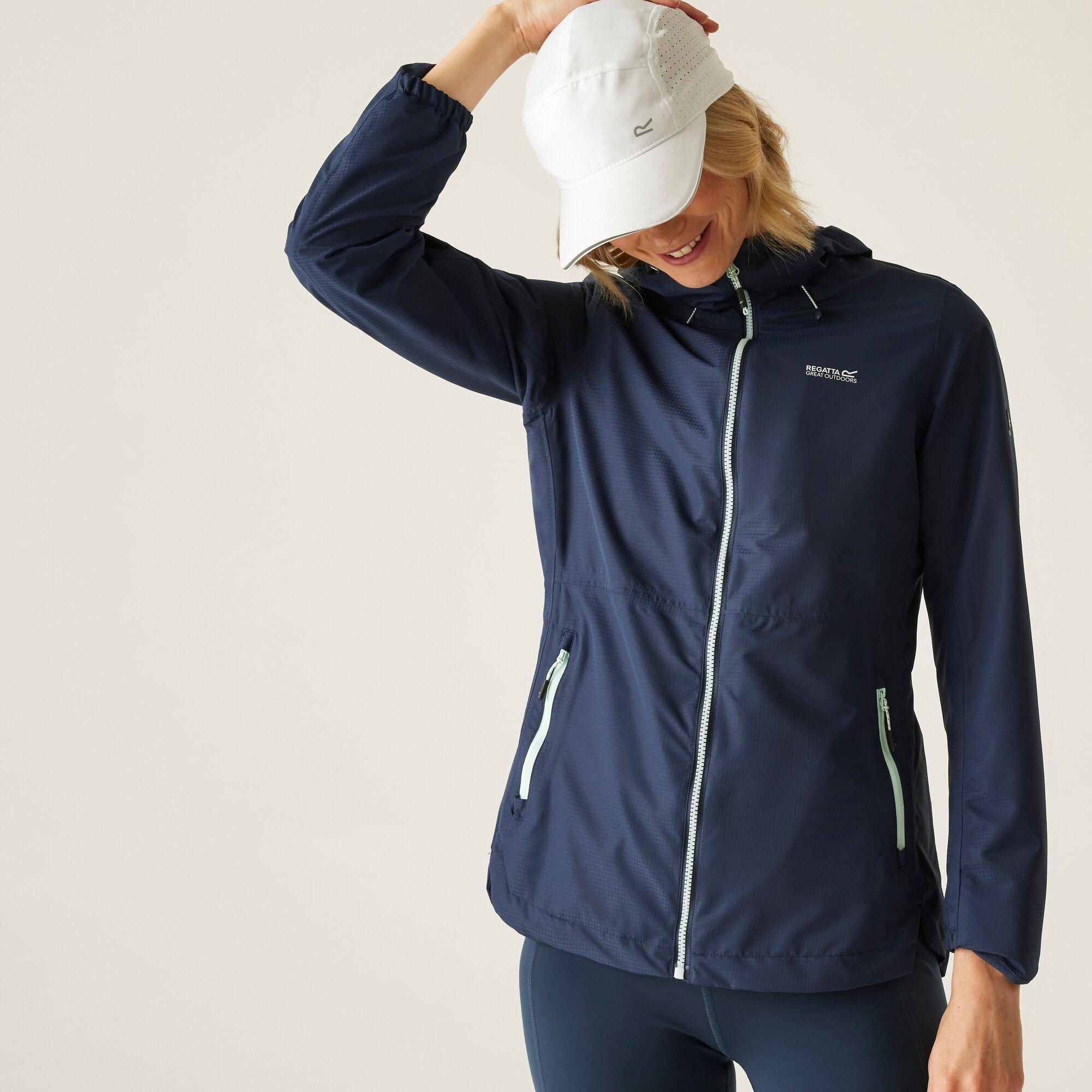 Regatta Women's Navy (Icy Morn) Hamara Iv Waterproof Isotex Jacket - 16