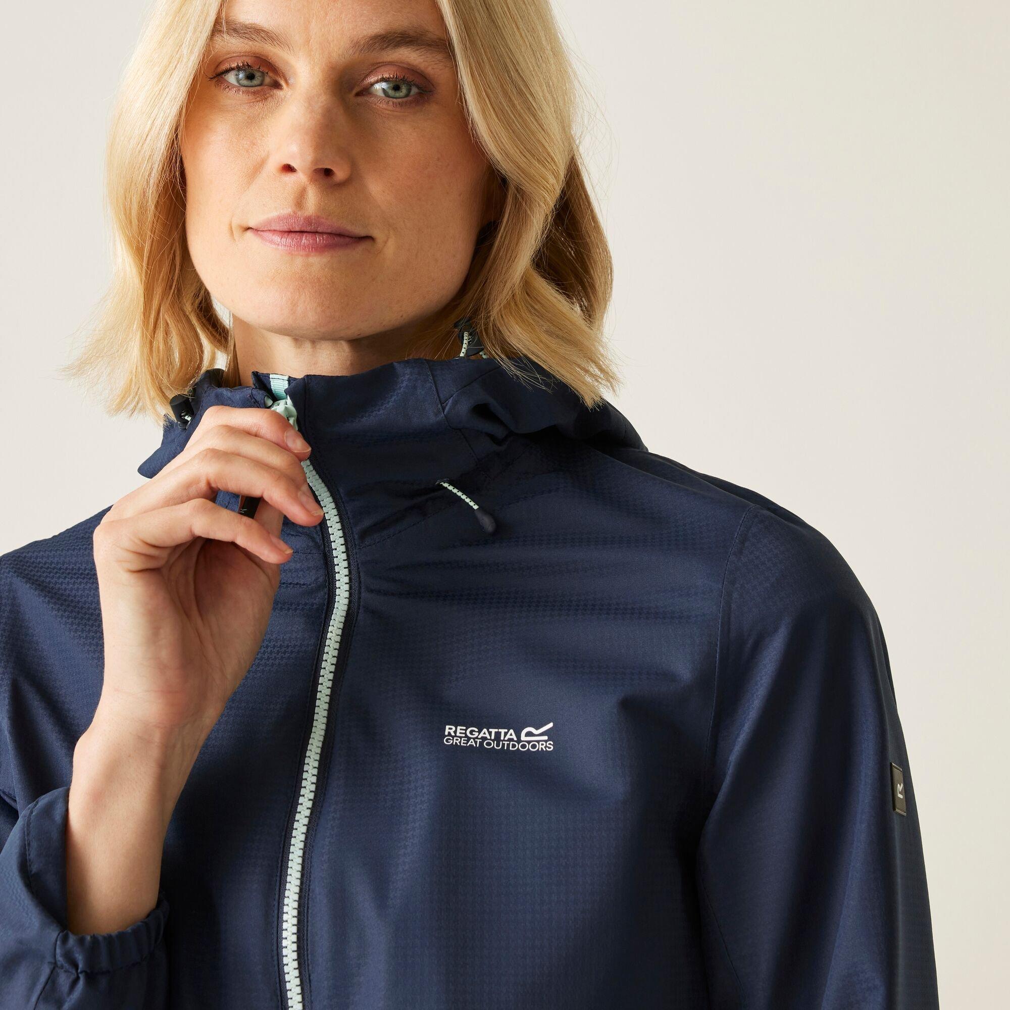 Navy (Icy Morn) - Regatta - Womens Hamara IV Waterproof Isotex Jacket - 5