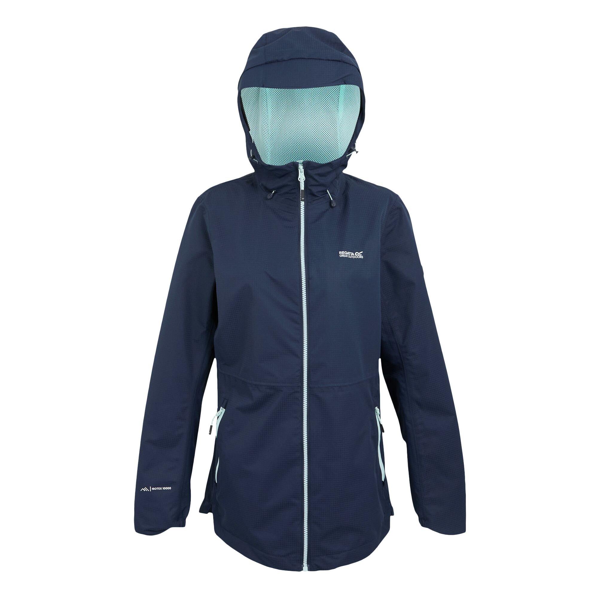 Navy (Icy Morn) - Regatta - Womens Hamara IV Waterproof Isotex Jacket - 7