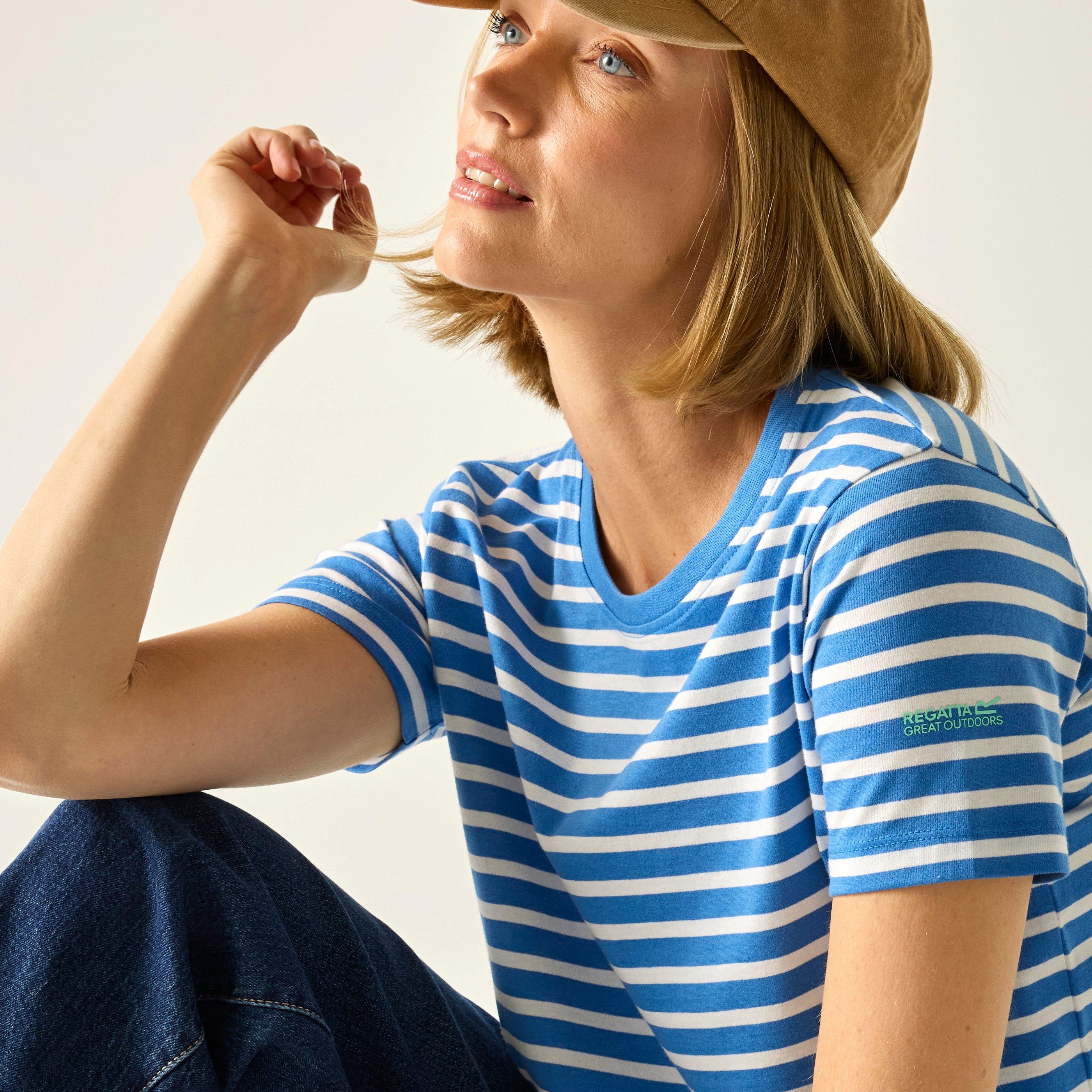 Regatta Women's Bayletta Short-Sleeved T-Shirt - Sncbl/Whtstr - 20