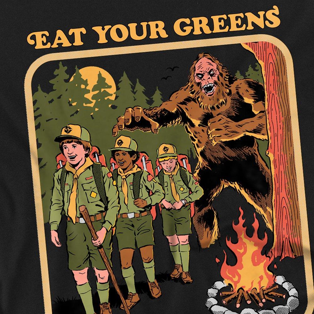 Black - Steven Rhodes - Steven Rhodes Eat Your Greens T-Shirt Black - 2