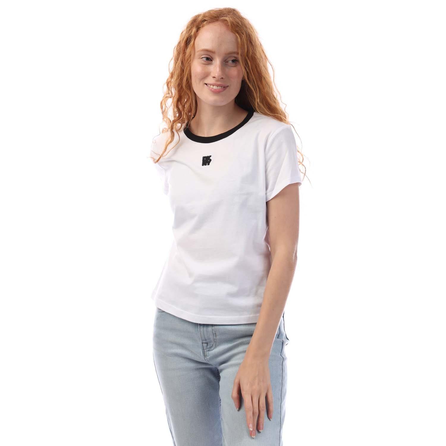 White Black - DKNY - New York Stack Patch T-Shirt - 1