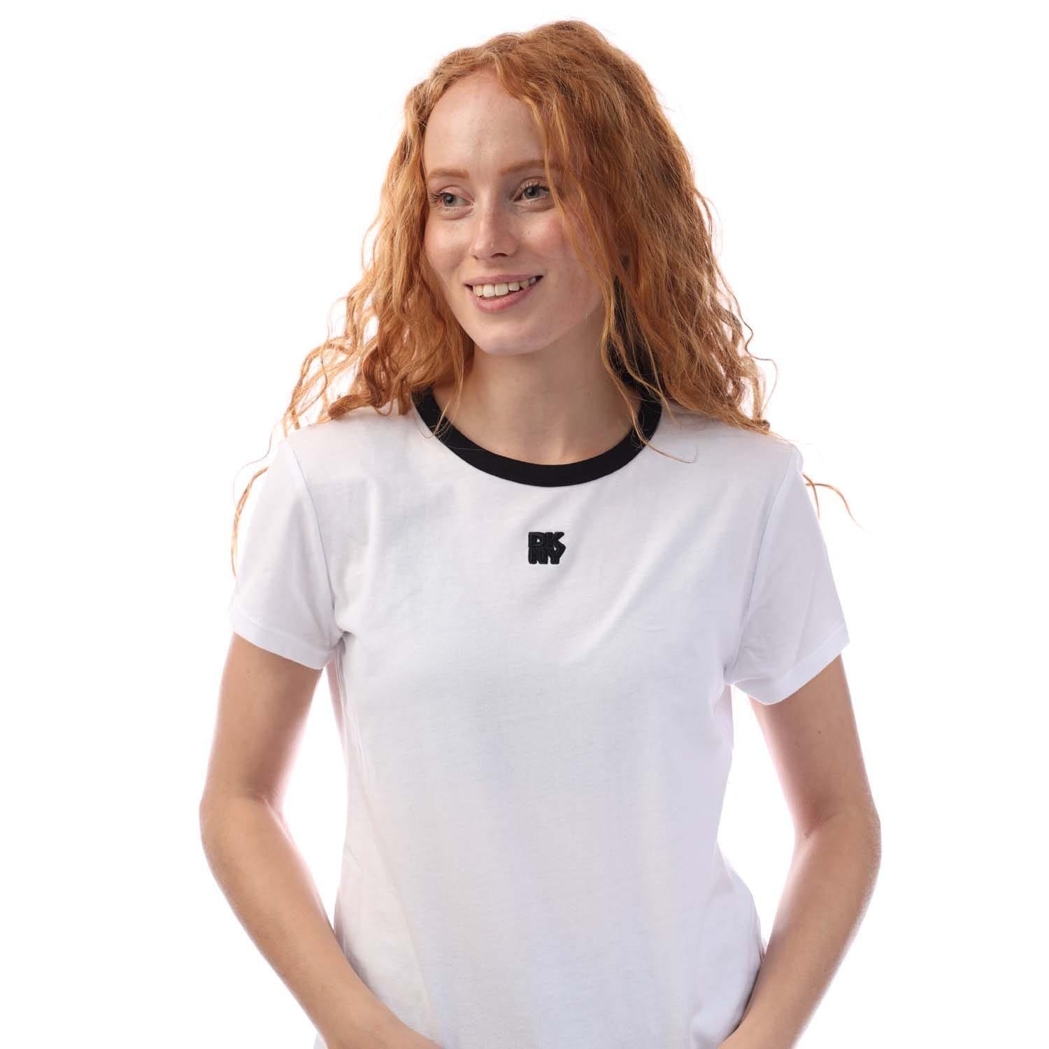 White Black - DKNY - New York Stack Patch T-Shirt - 2