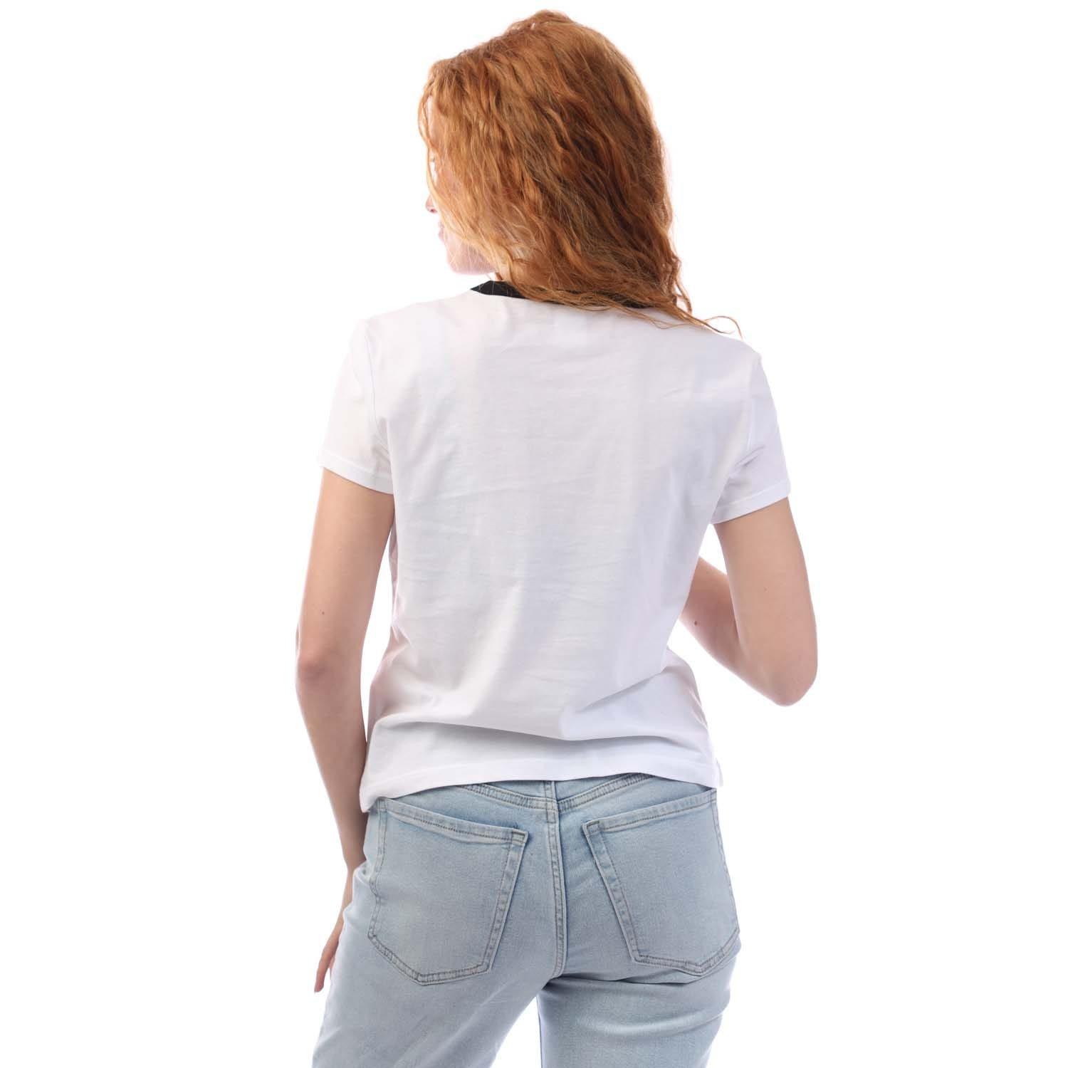 White Black - DKNY - New York Stack Patch T-Shirt - 3