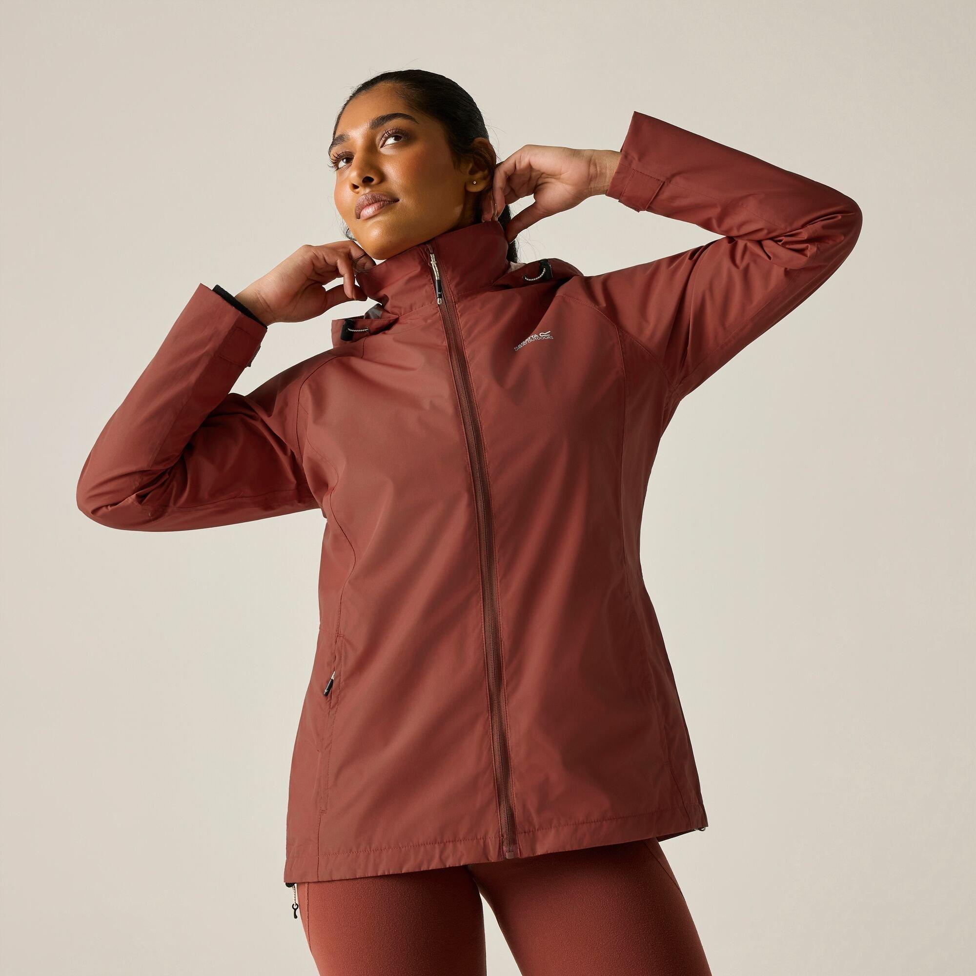 Burnt Henna - Regatta - Womens Daysha II Waterproof Jacket - 4