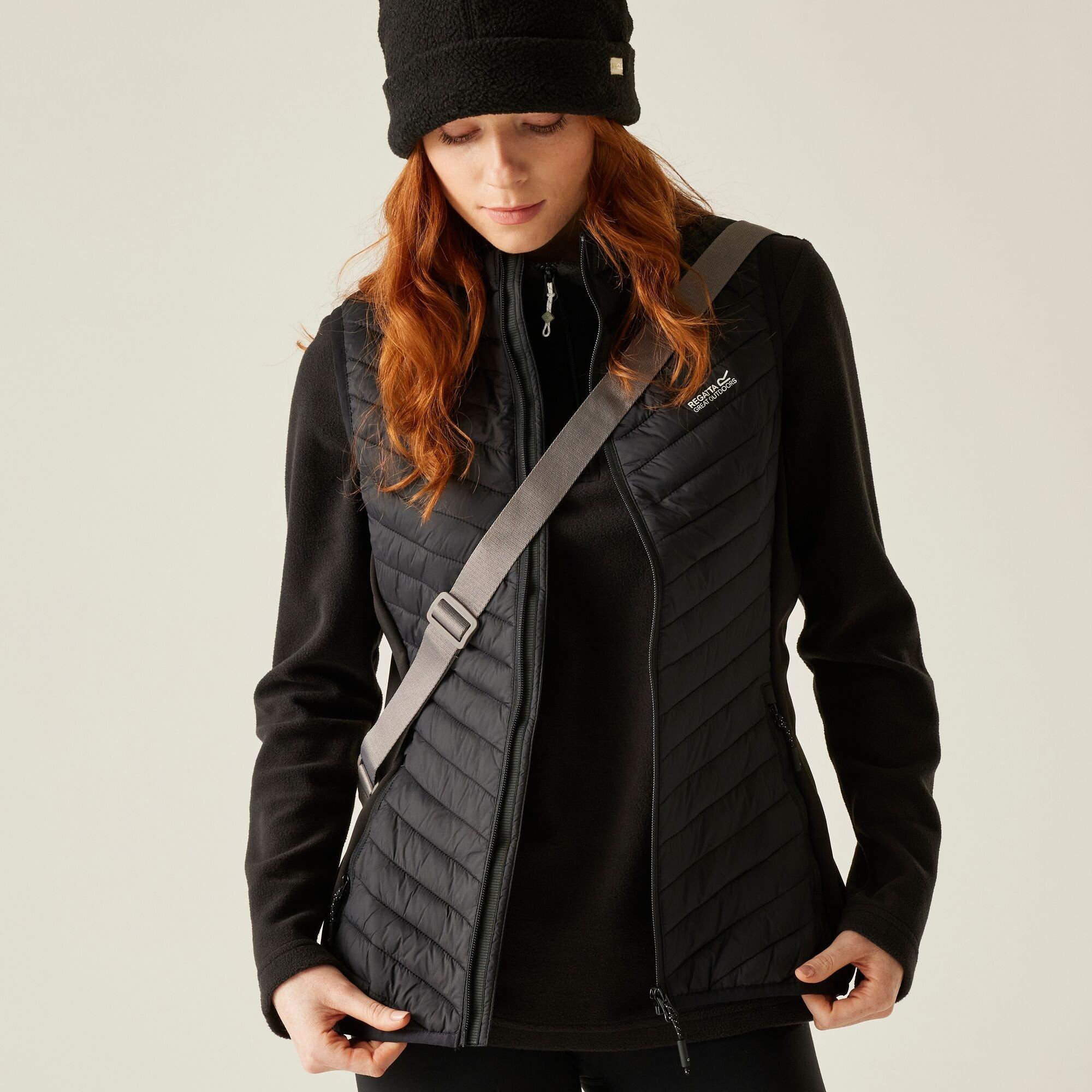 Black - Regatta - Women's Andreson Hybrid Water-Repellent Compressible Gilet - 4