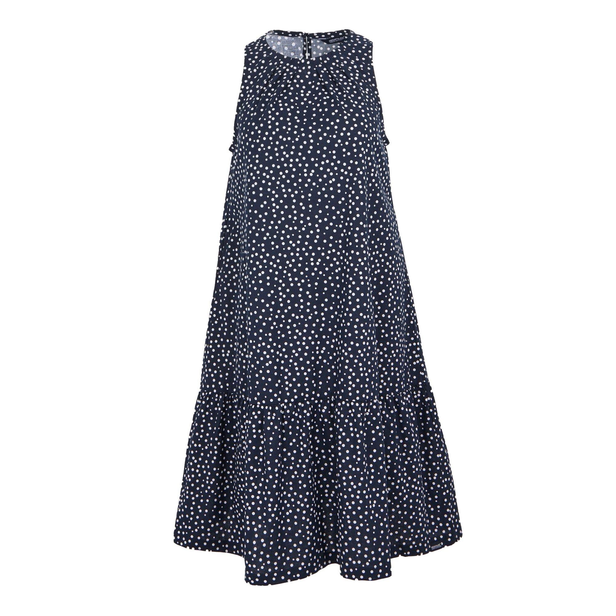 Navy/White Micr - Regatta - Women's Trisa Smock Dress - 7
