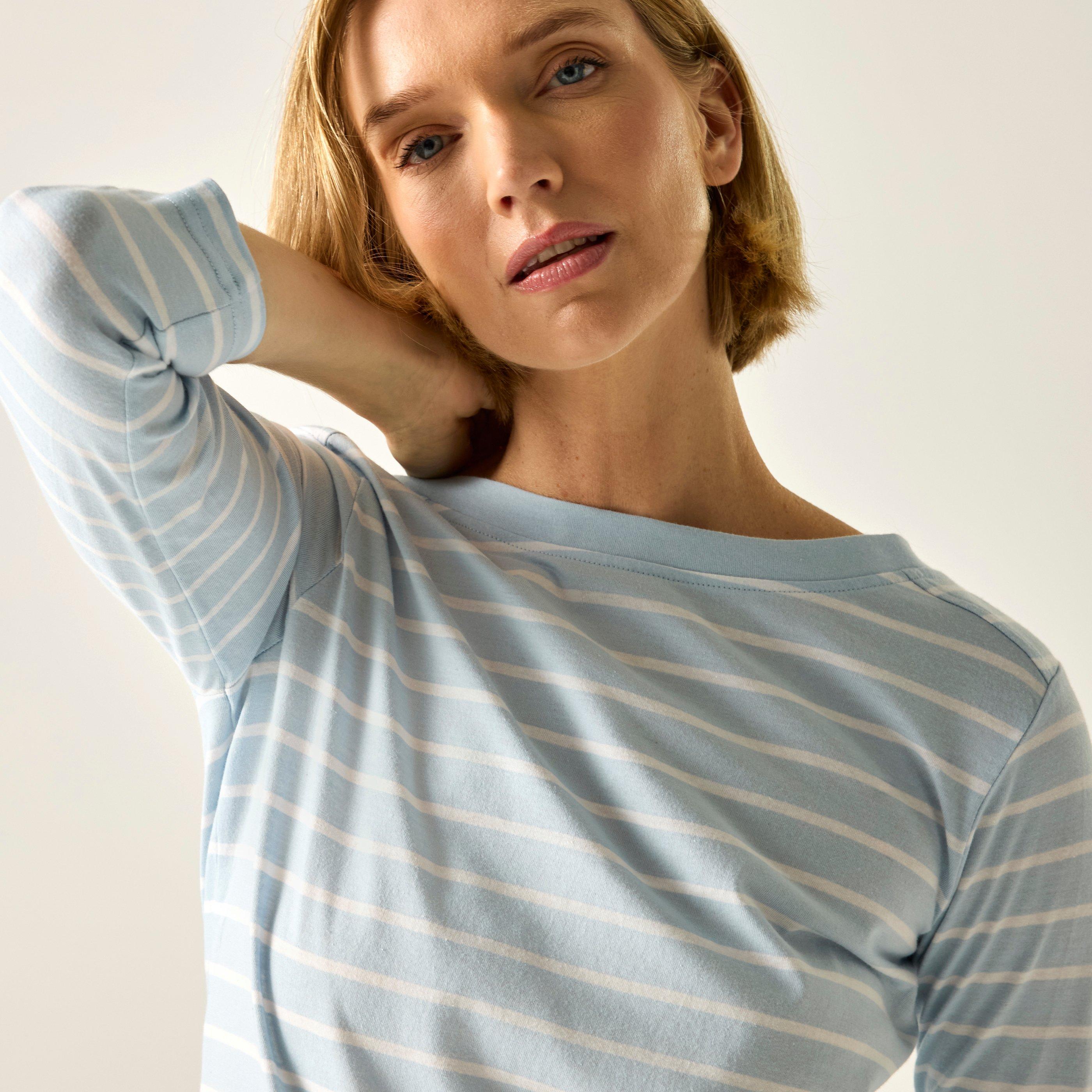 Regatta Women's Baylette Ii Upf 30+ T-Shirt - Skyway/Whtst - 14
