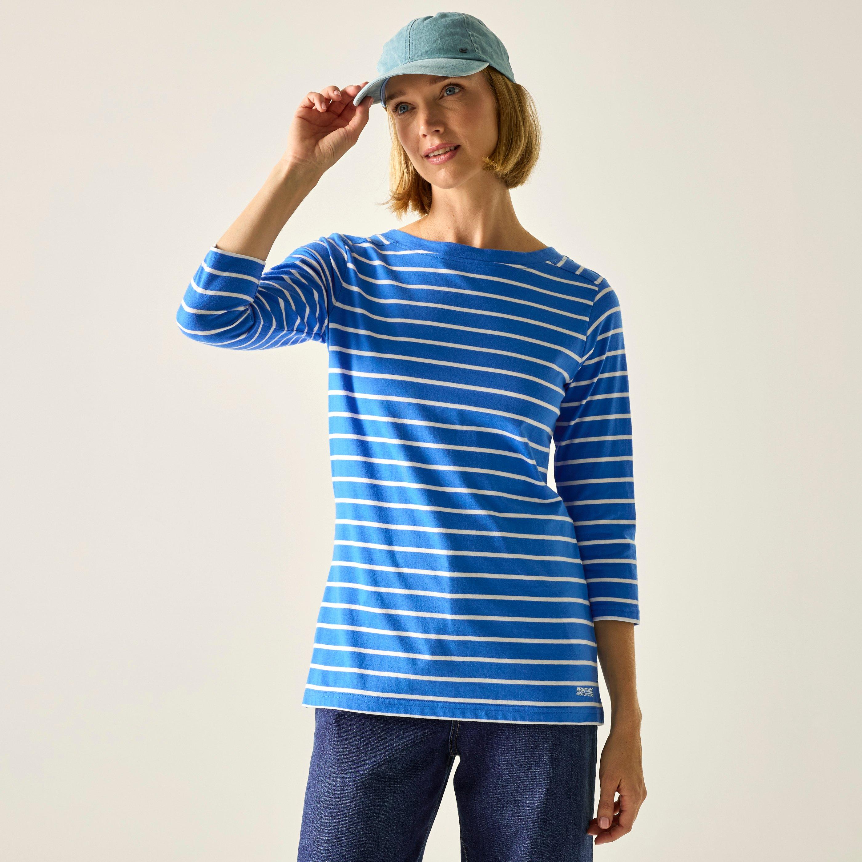 Regatta Women's Baylette Ii Upf 30+ T-Shirt - Sncbl/Whtstr - 20