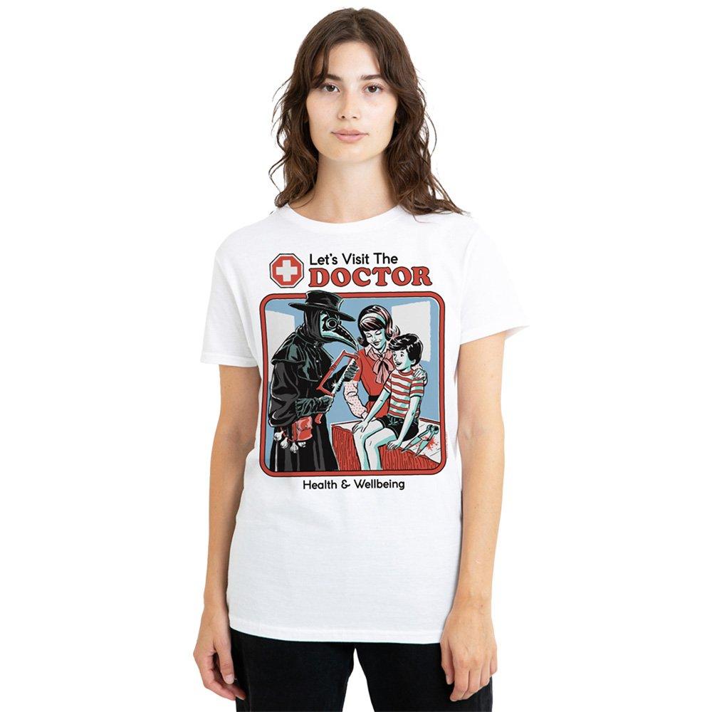 White - Steven Rhodes - Steven Rhodes LetS Visit The Doctor T Shirt Whit - 1