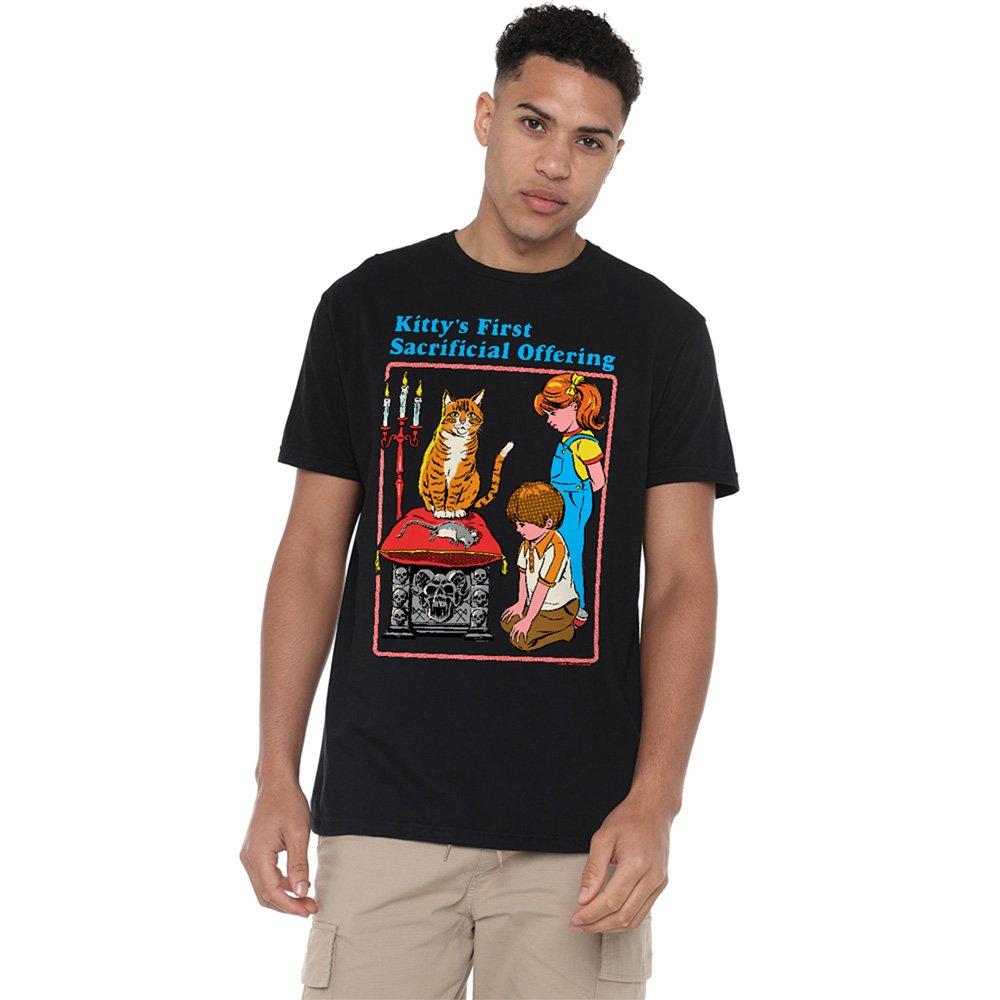 Black - Steven Rhodes - Steven Rhodes Kittys First Offering T-Shirt Black - 1