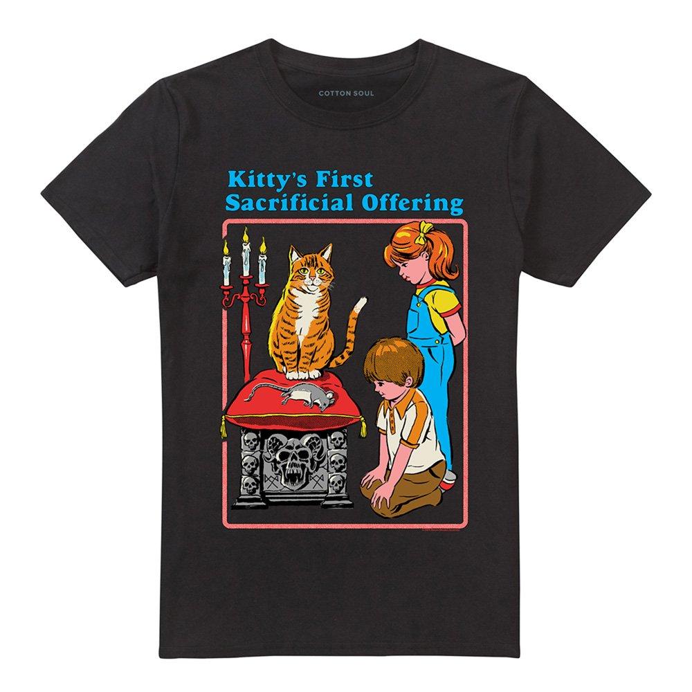Black - Steven Rhodes - Steven Rhodes Kittys First Offering T-Shirt Black - 4
