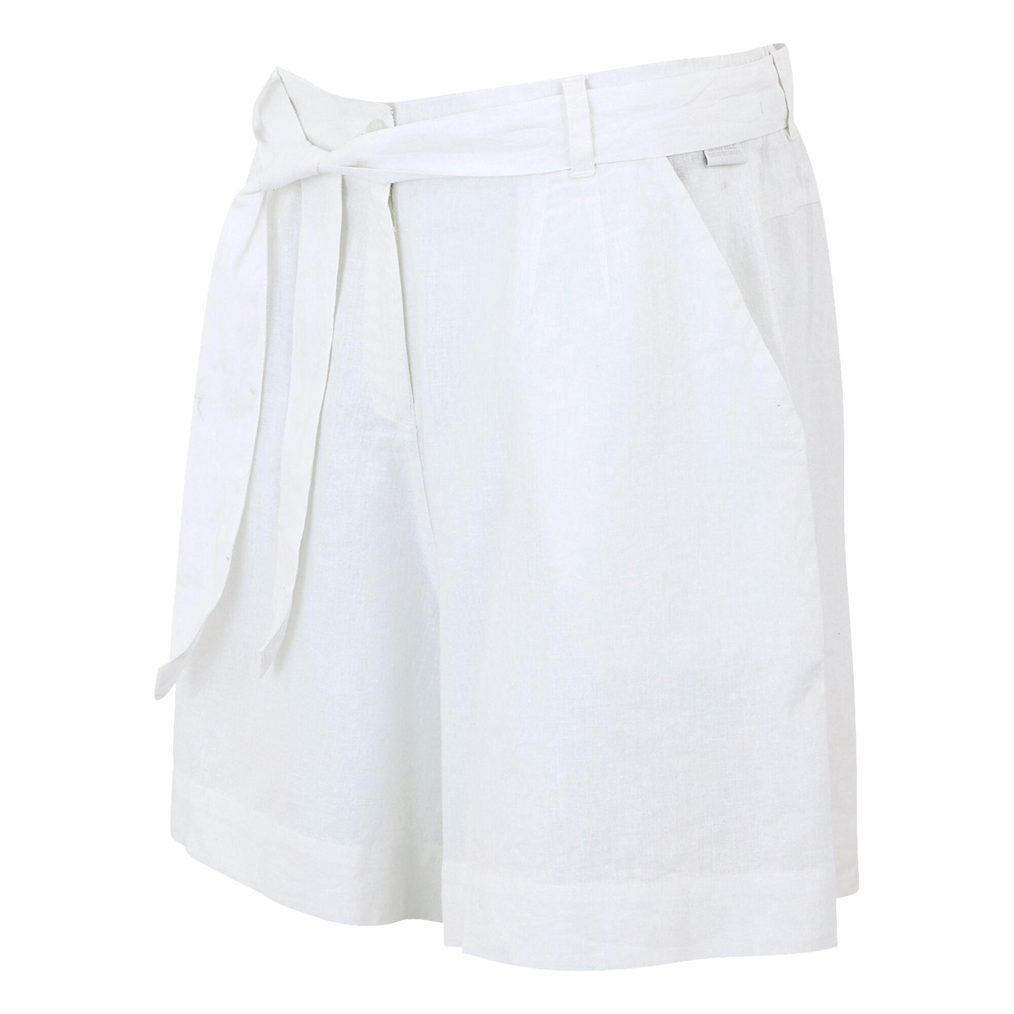 White - Regatta - Women's Sabela II Woven Tracksuit Shorts - 7