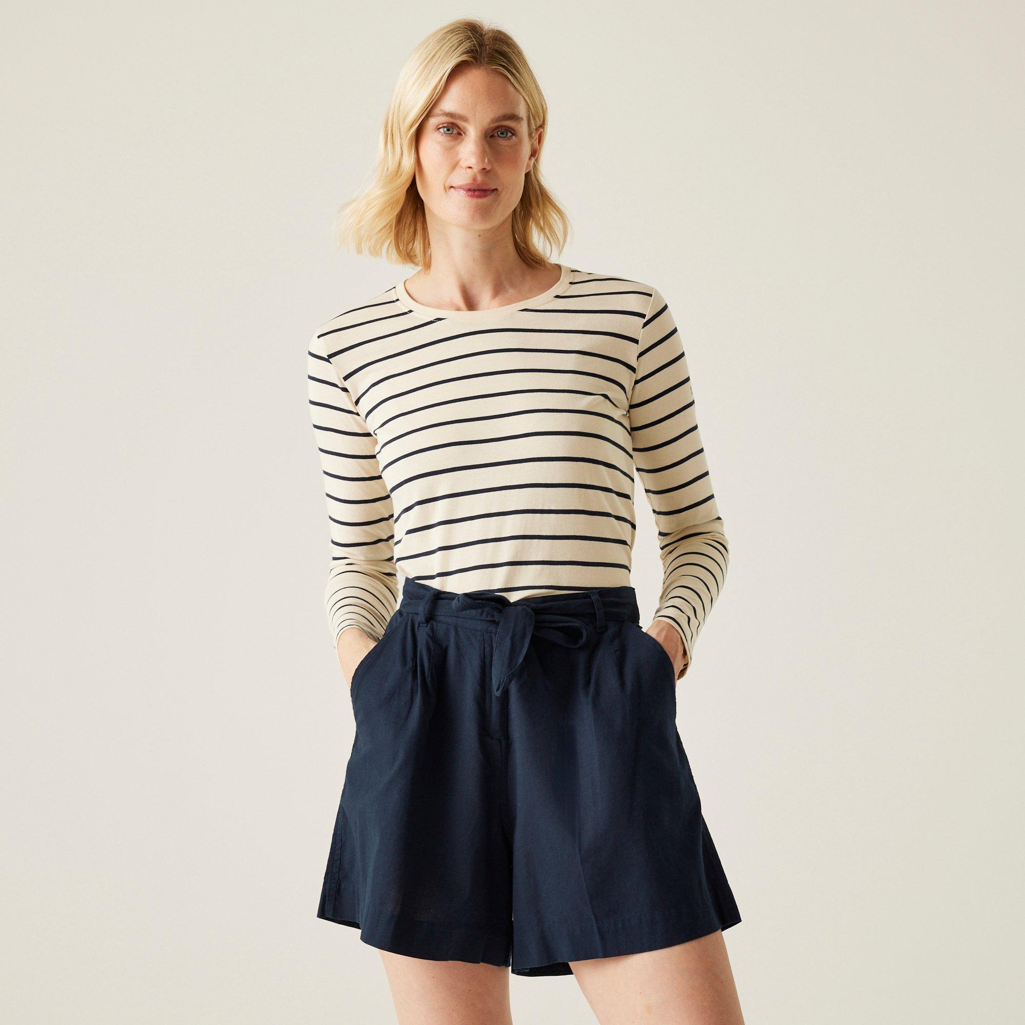 Navy - Regatta - Women's Sabela II Woven Tracksuit Shorts - 1