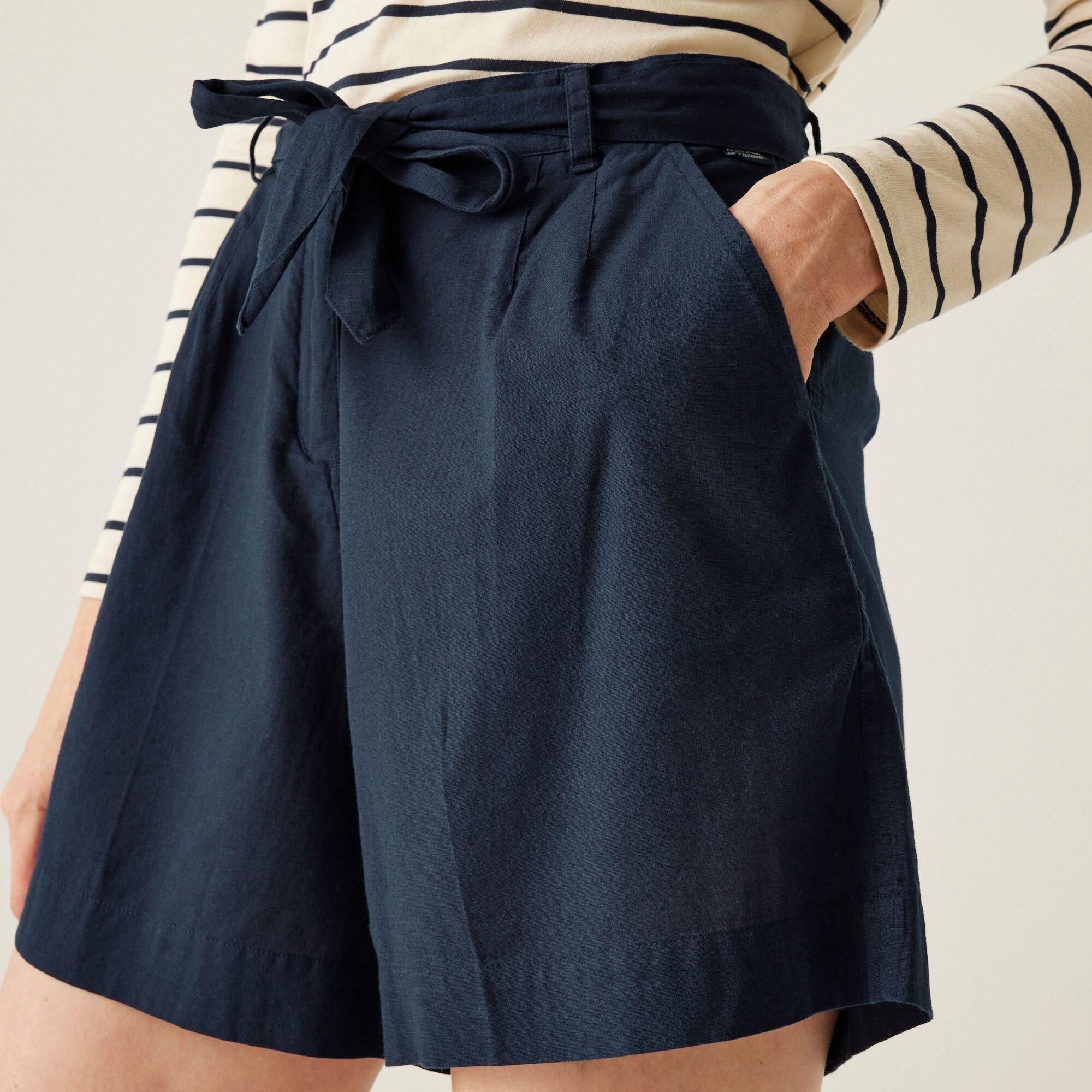 Navy - Regatta - Women's Sabela II Woven Tracksuit Shorts - 4