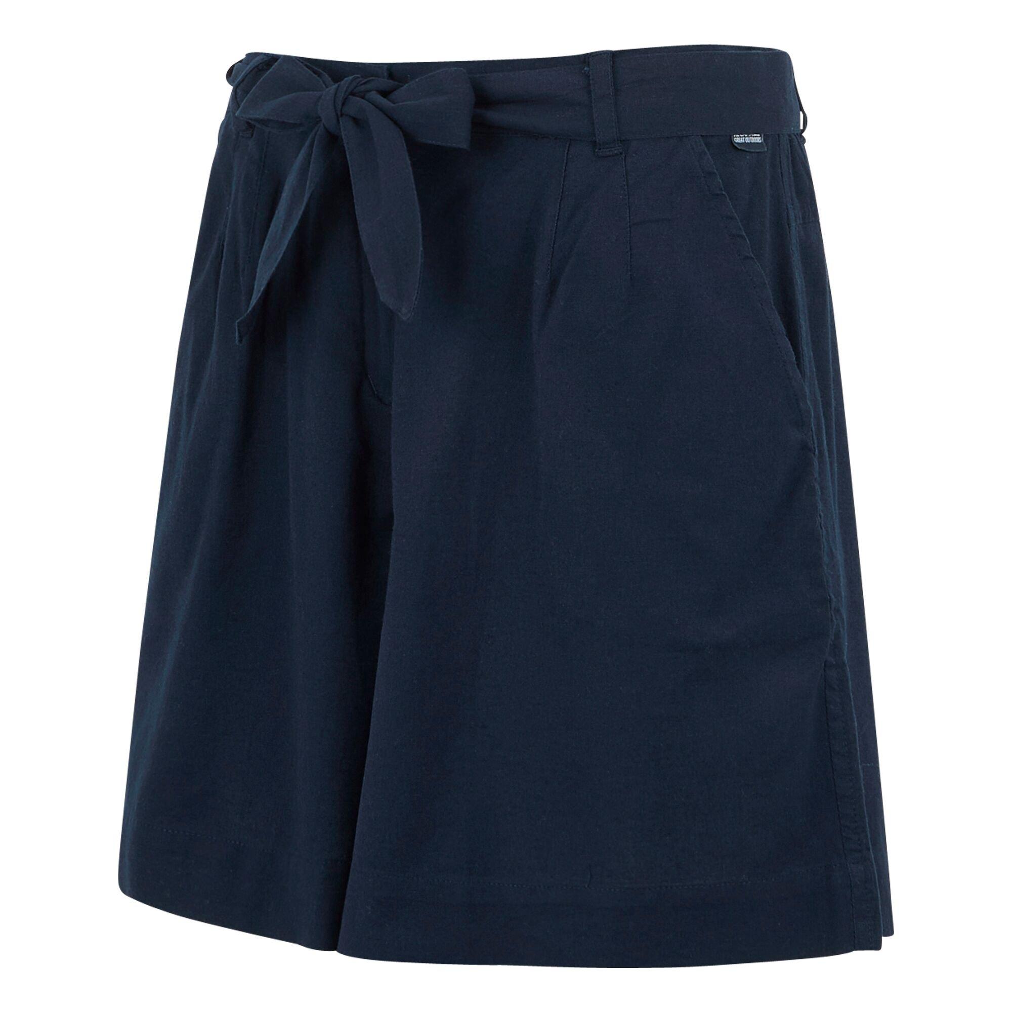 Navy - Regatta - Women's Sabela II Woven Tracksuit Shorts - 7