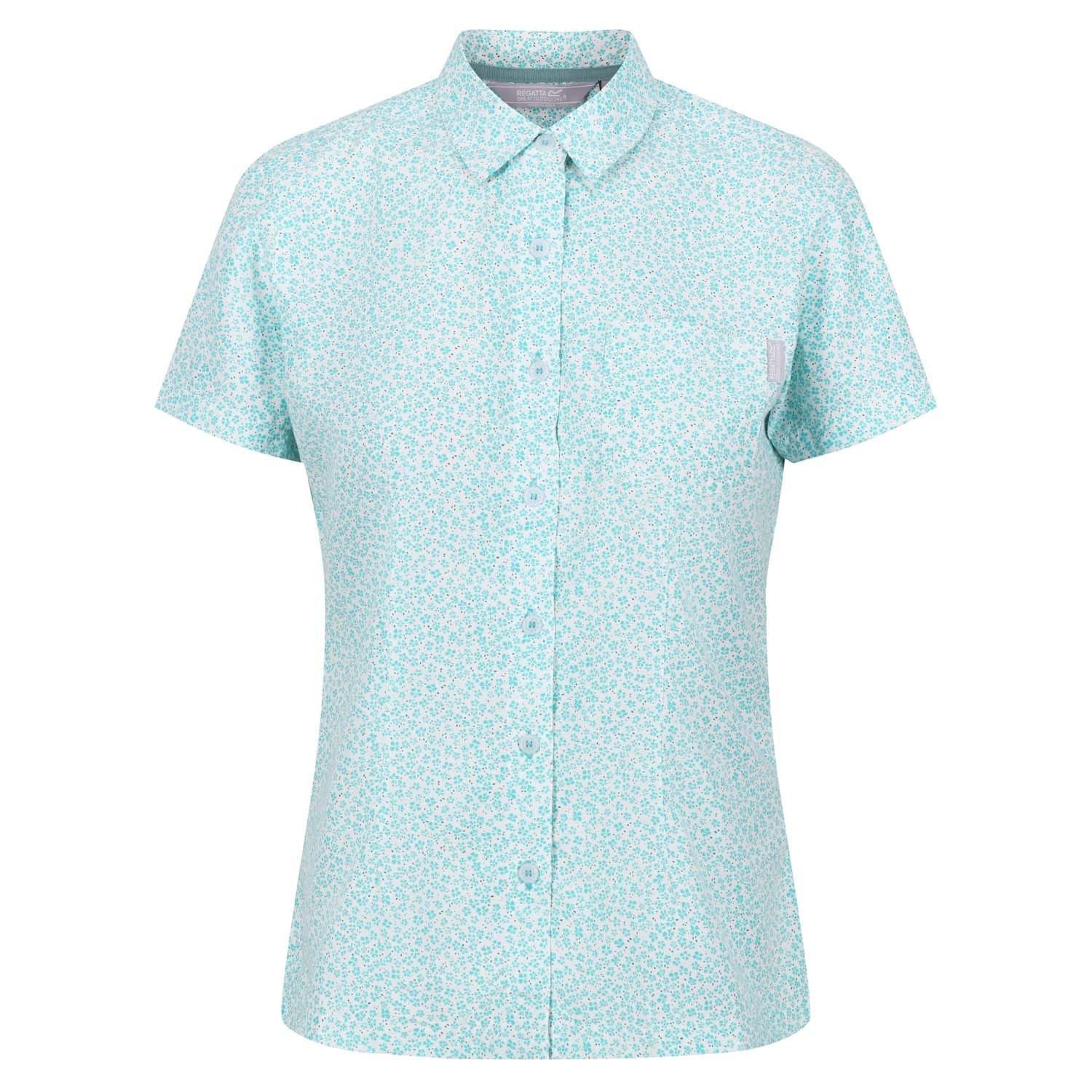 Blue - Regatta - Mindano VII Breathable Short Sleeve Shirt - 3