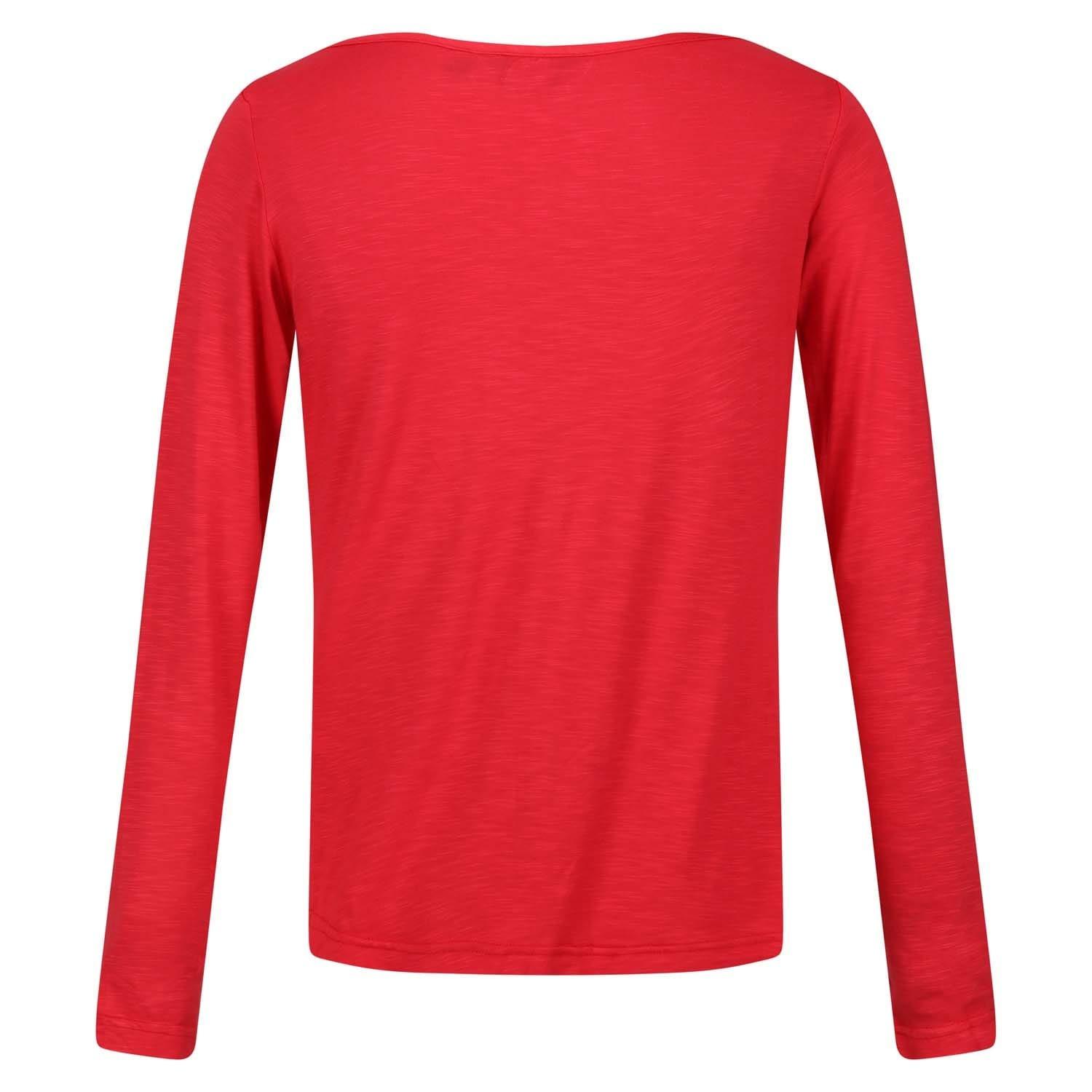 Red - Regatta - Lakeisha Boat Neck Long Sleeve Top - 4