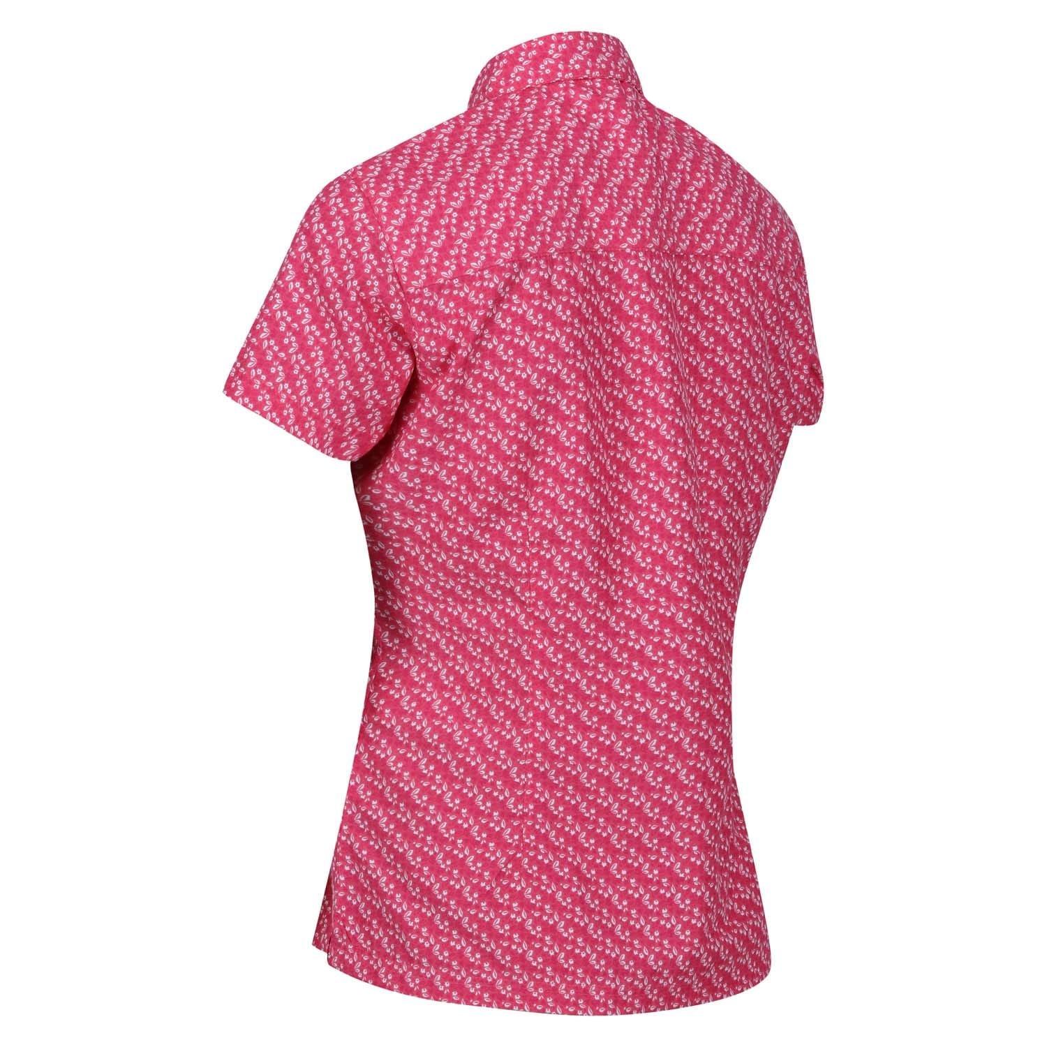 Pink - Regatta - Mindano VII Breathable Short Sleeve Shirt - 2