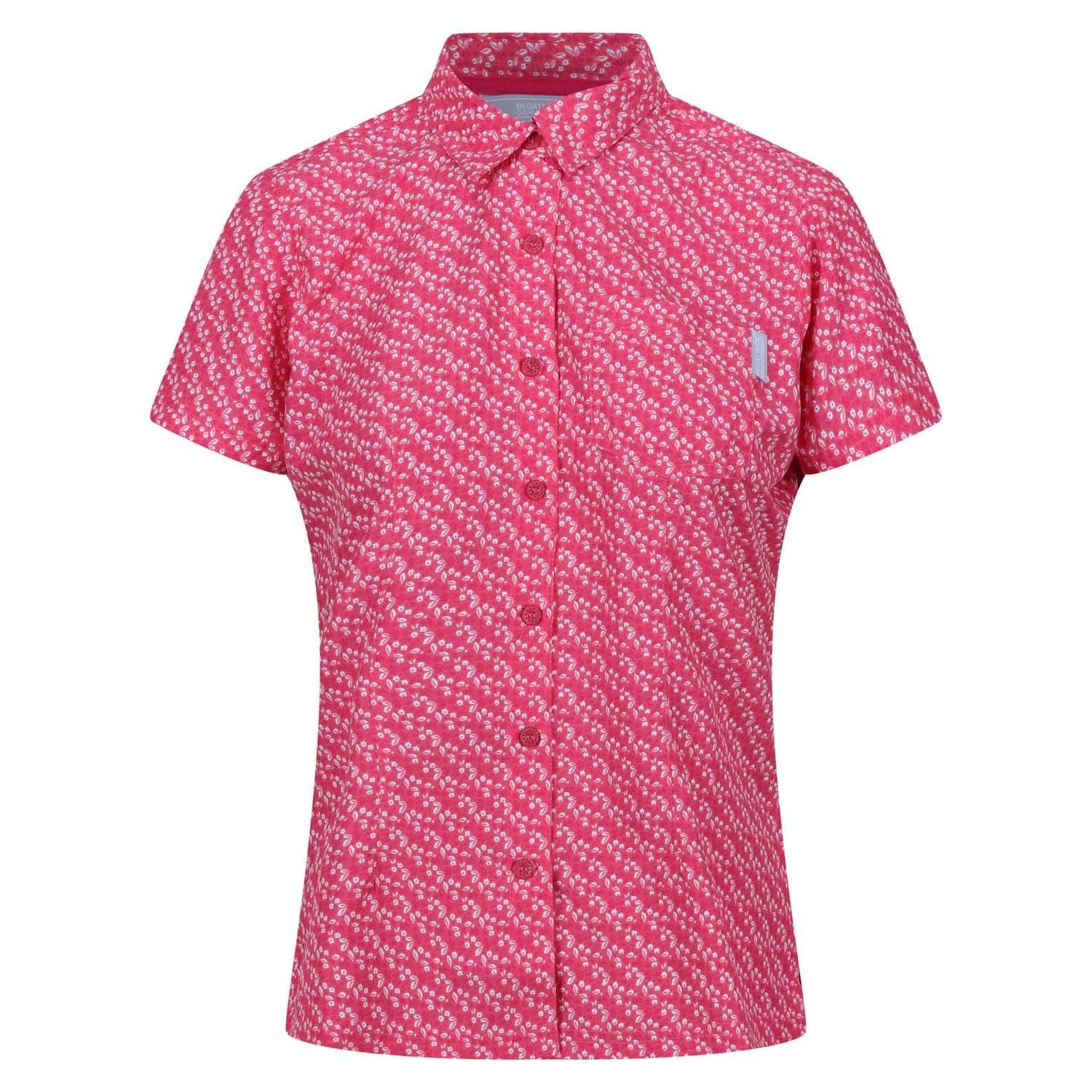 Pink - Regatta - Mindano VII Breathable Short Sleeve Shirt - 3