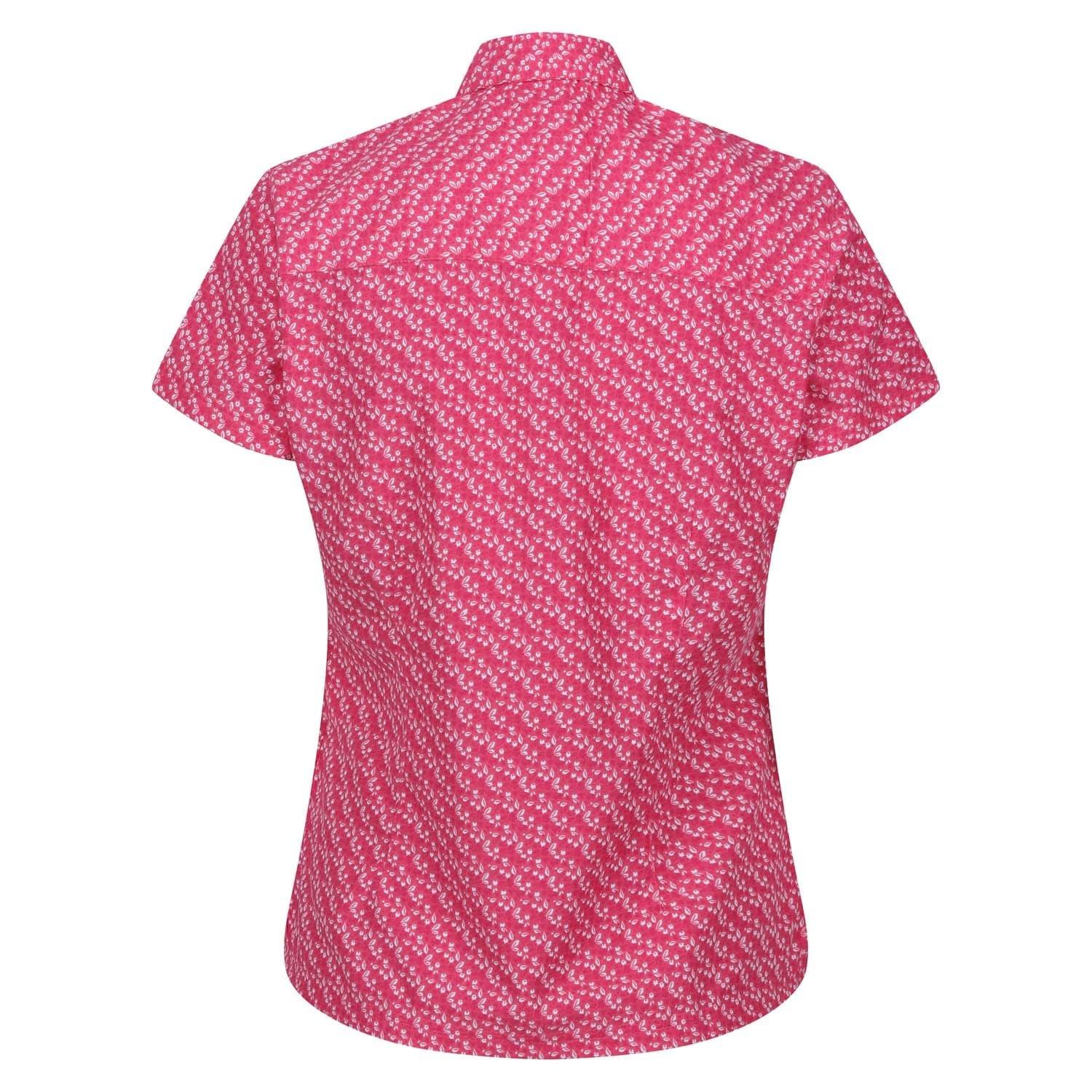 Pink - Regatta - Mindano VII Breathable Short Sleeve Shirt - 4