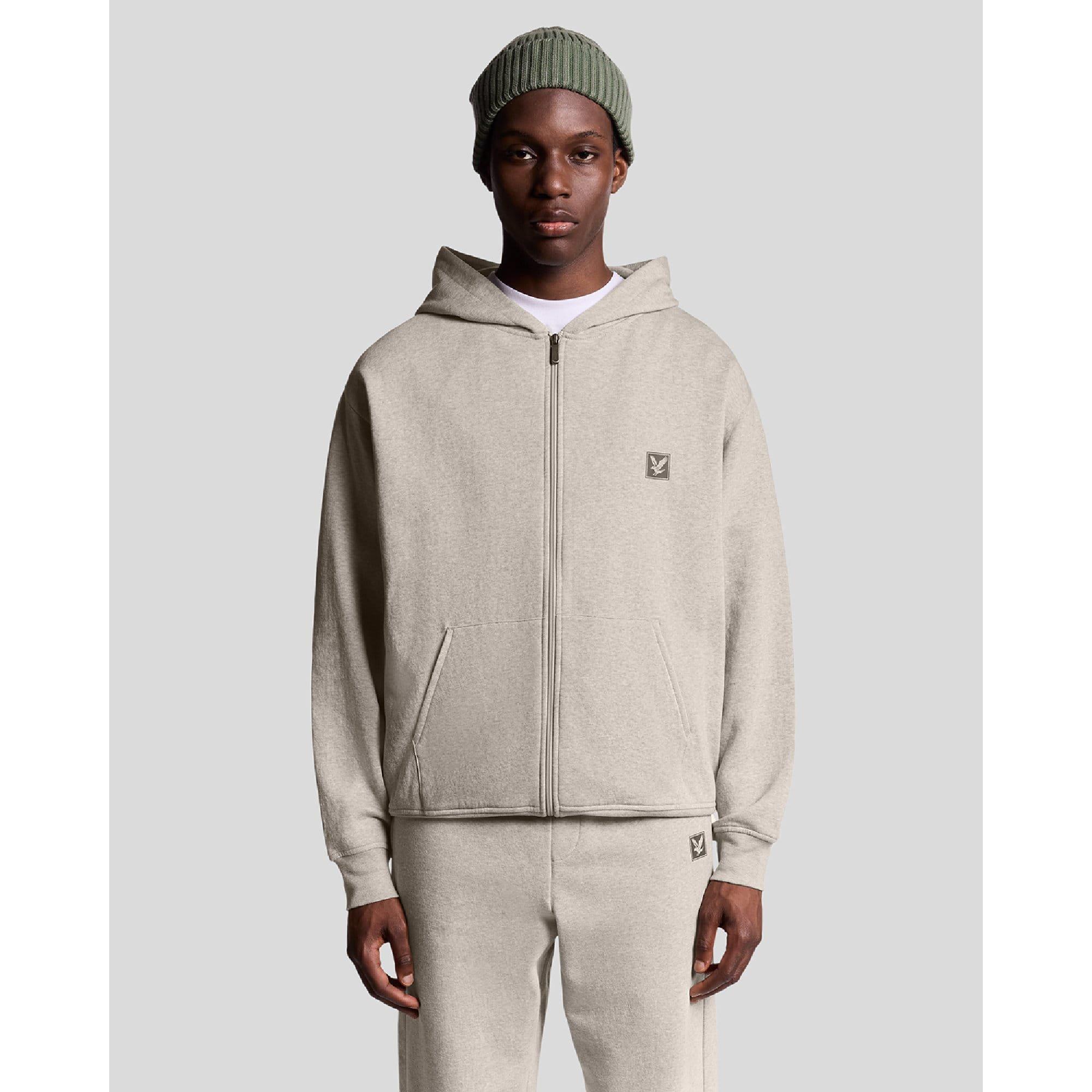 Beige - Lyle and Scott - Loungewear Zip Through Hoodie - 1