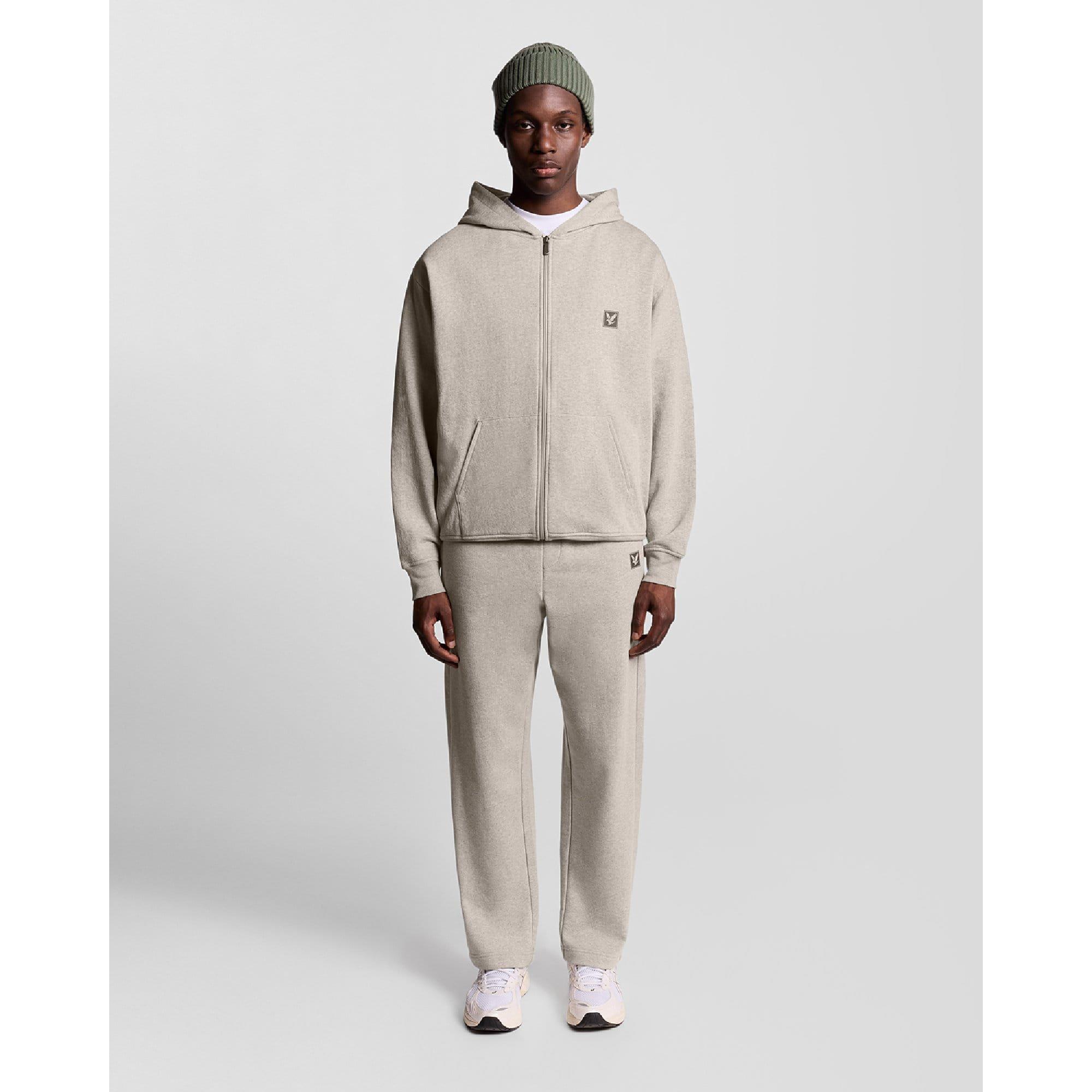 Beige - Lyle and Scott - Loungewear Zip Through Hoodie - 2