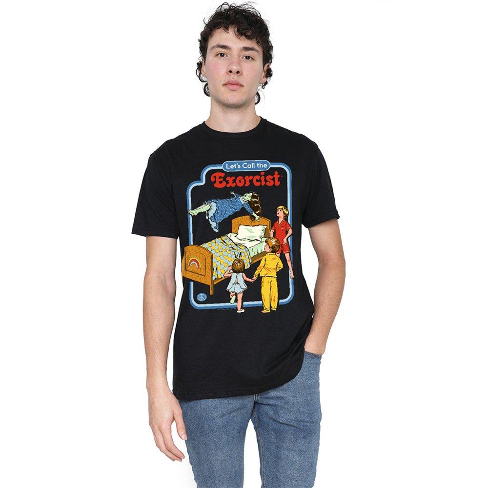 Black - Steven Rhodes - Steven Rhodes Lets Call The Exorcist T-Shirt Blac - 1
