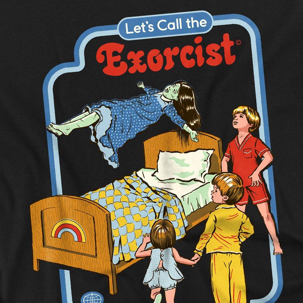 Black - Steven Rhodes - Steven Rhodes Lets Call The Exorcist T-Shirt Blac - 2