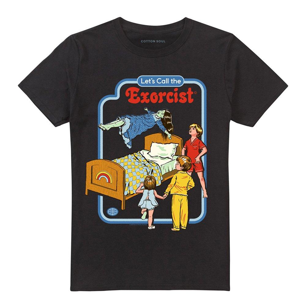 Black - Steven Rhodes - Steven Rhodes Lets Call The Exorcist T-Shirt Blac - 4