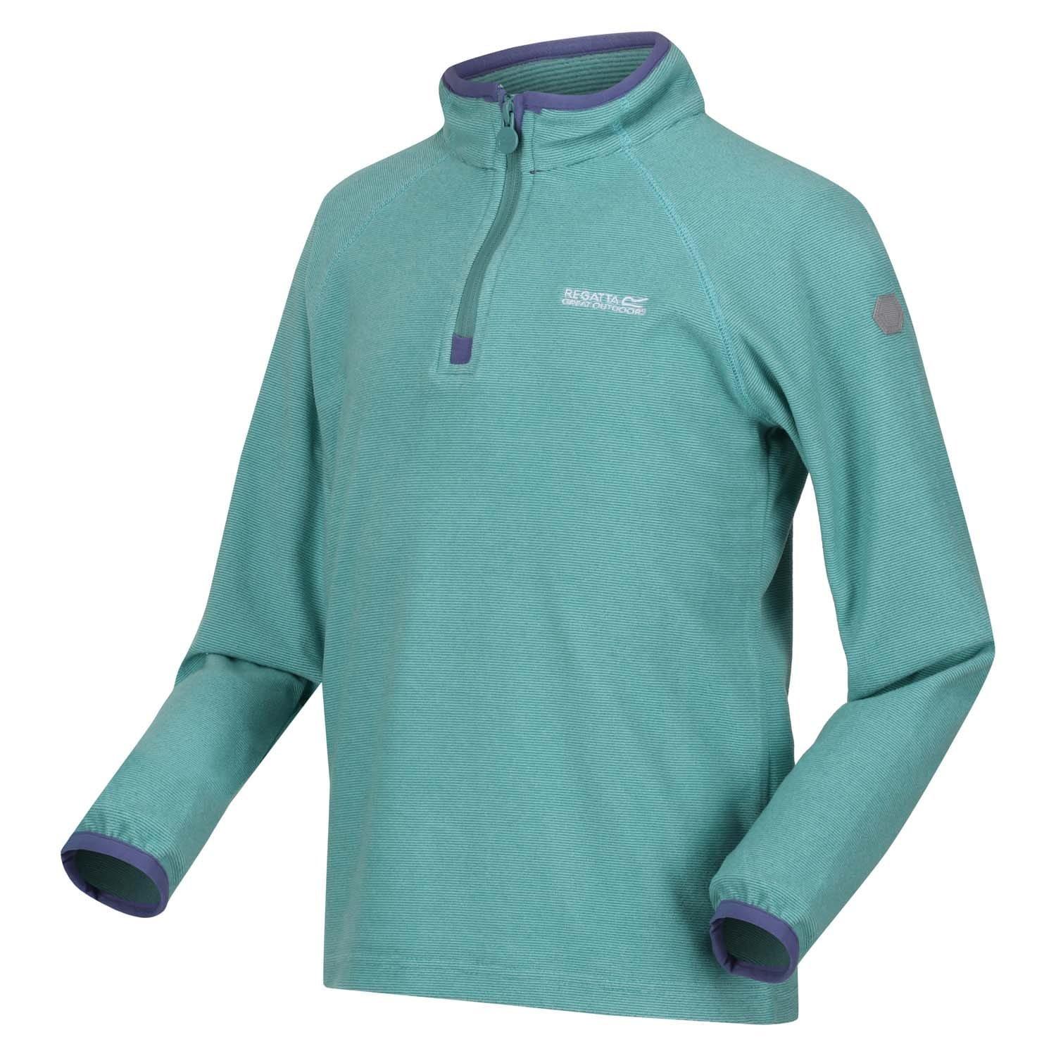 Blue - Regatta - Loco Zip-Neck Stretch Fleece - 1