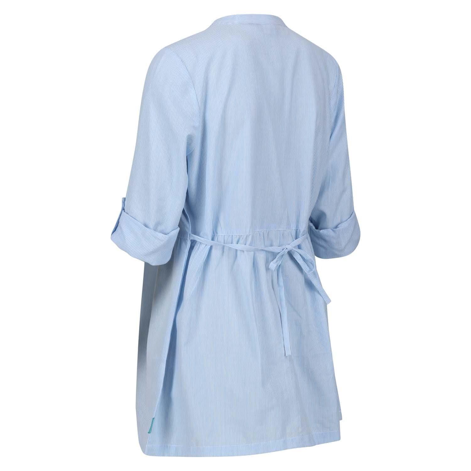 Light Blue - Regatta - Nemora Roll Sleeve Blouse Shirt Dress - 2