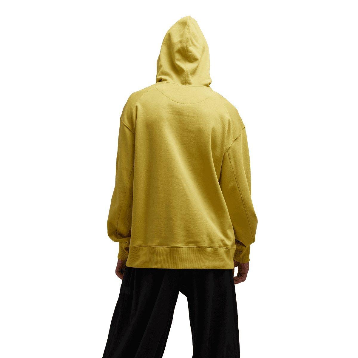 Yellow - Y3 - Organic Cotton Terry Hoodie - 4