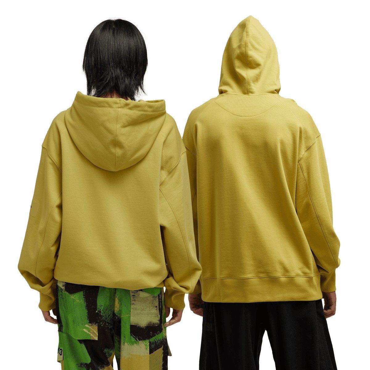 Yellow - Y3 - Organic Cotton Terry Hoodie - 10