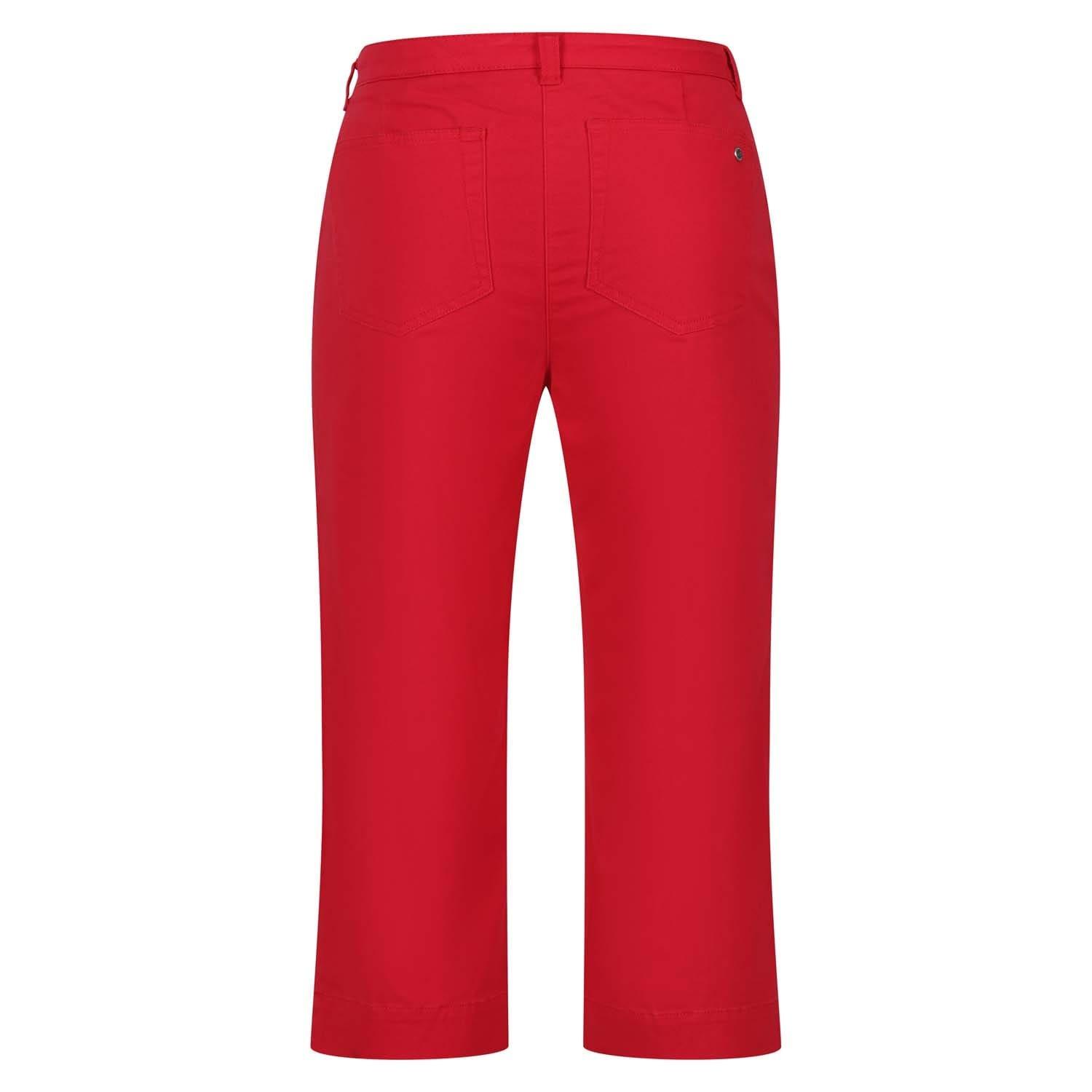 Red - Regatta - Bayla three quarter Capri Chino Shorts - 4