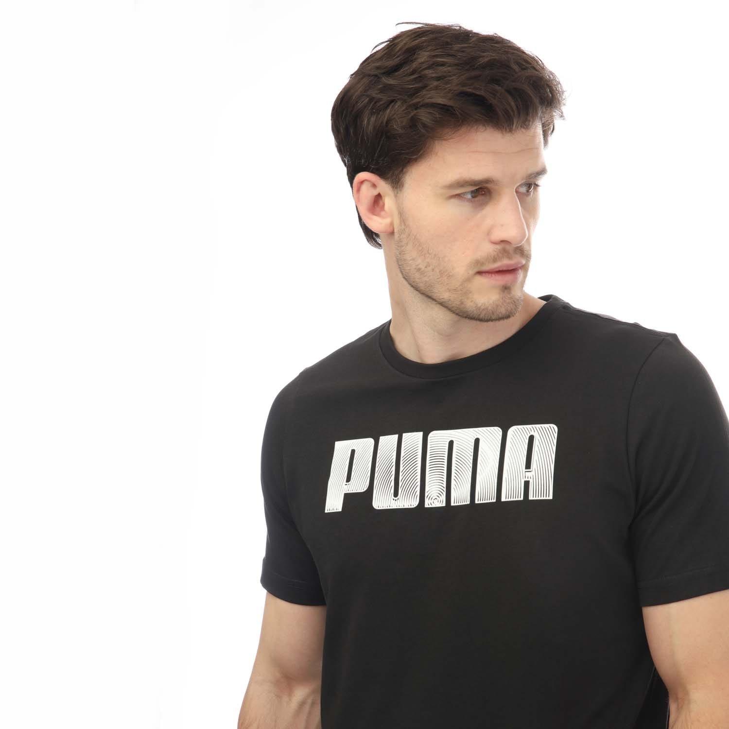 Black - Puma - Sportstyle Logo T-Shirt - 3