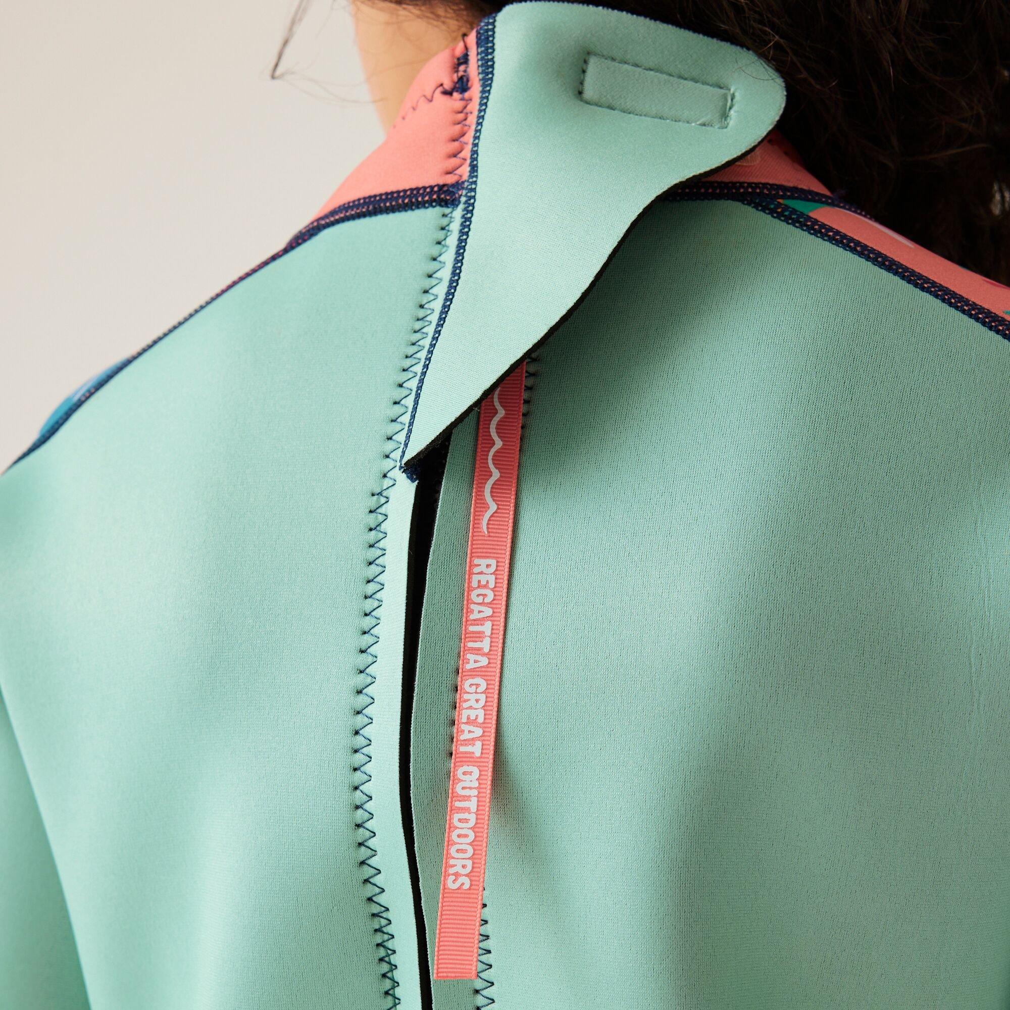 Tropical Leaf/A - Regatta - Kids' Wetsuit Shorties - 4