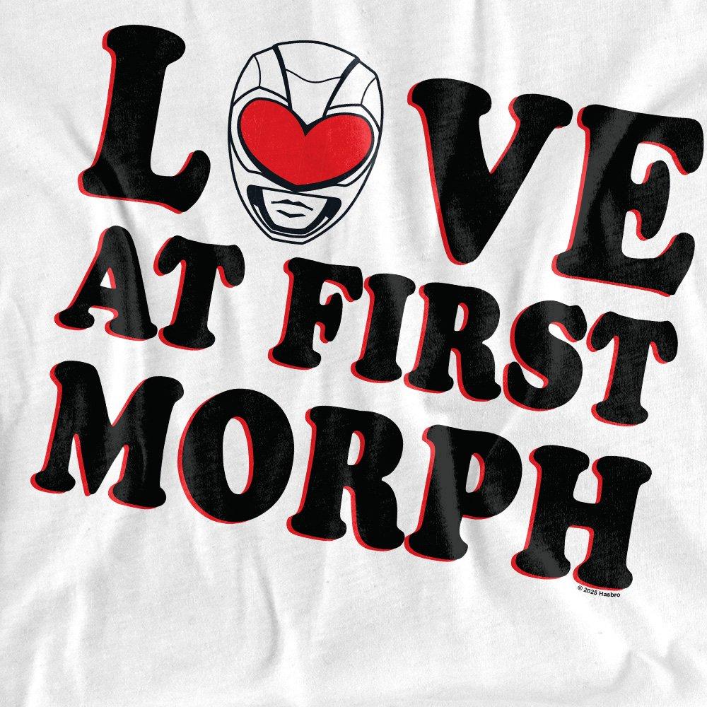 White - Hasbro - Power Rangers Love At First Morph s Classic T-Shir - 2